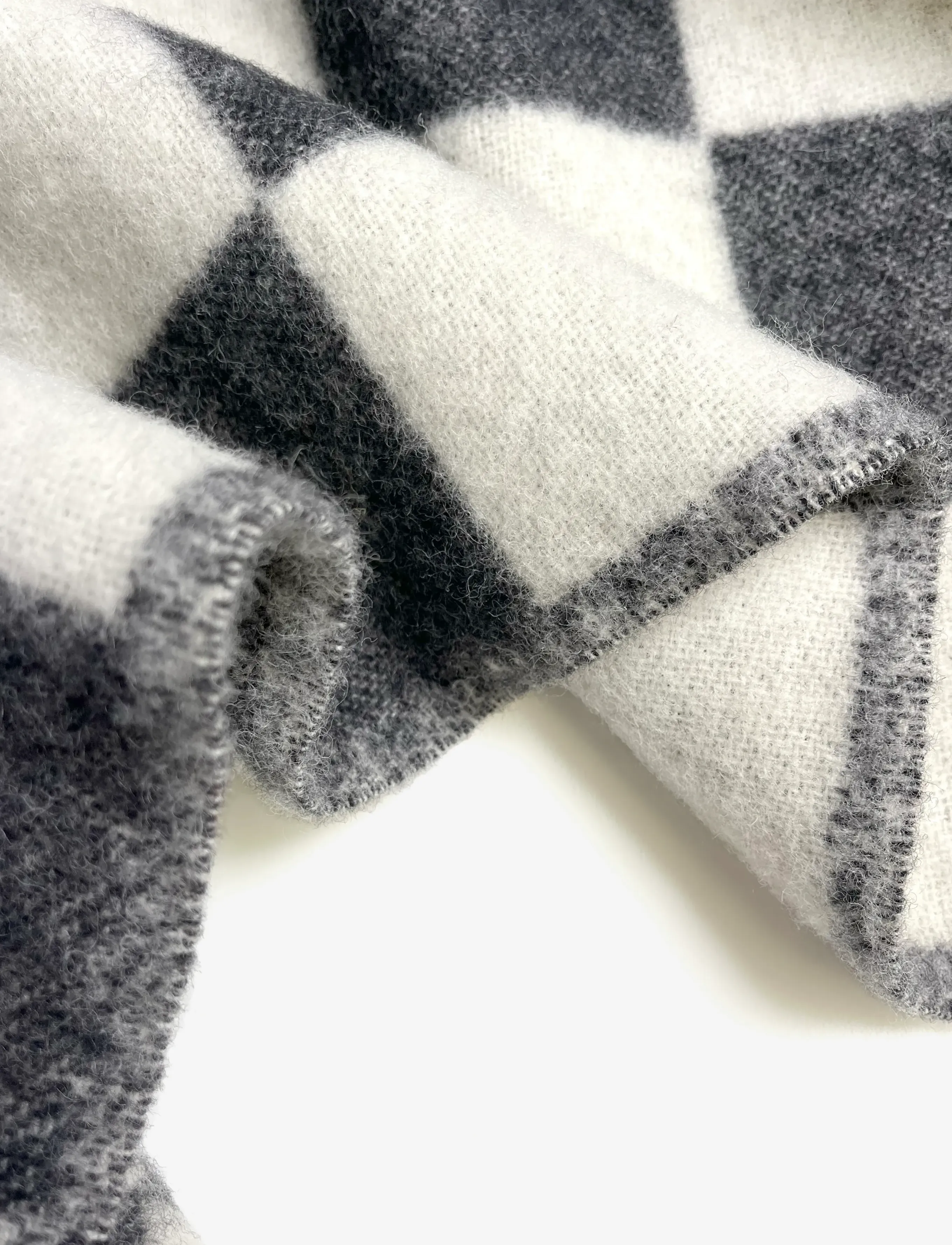 Maison Deux - Checkerboard Blanket  - decken - black/white - 3