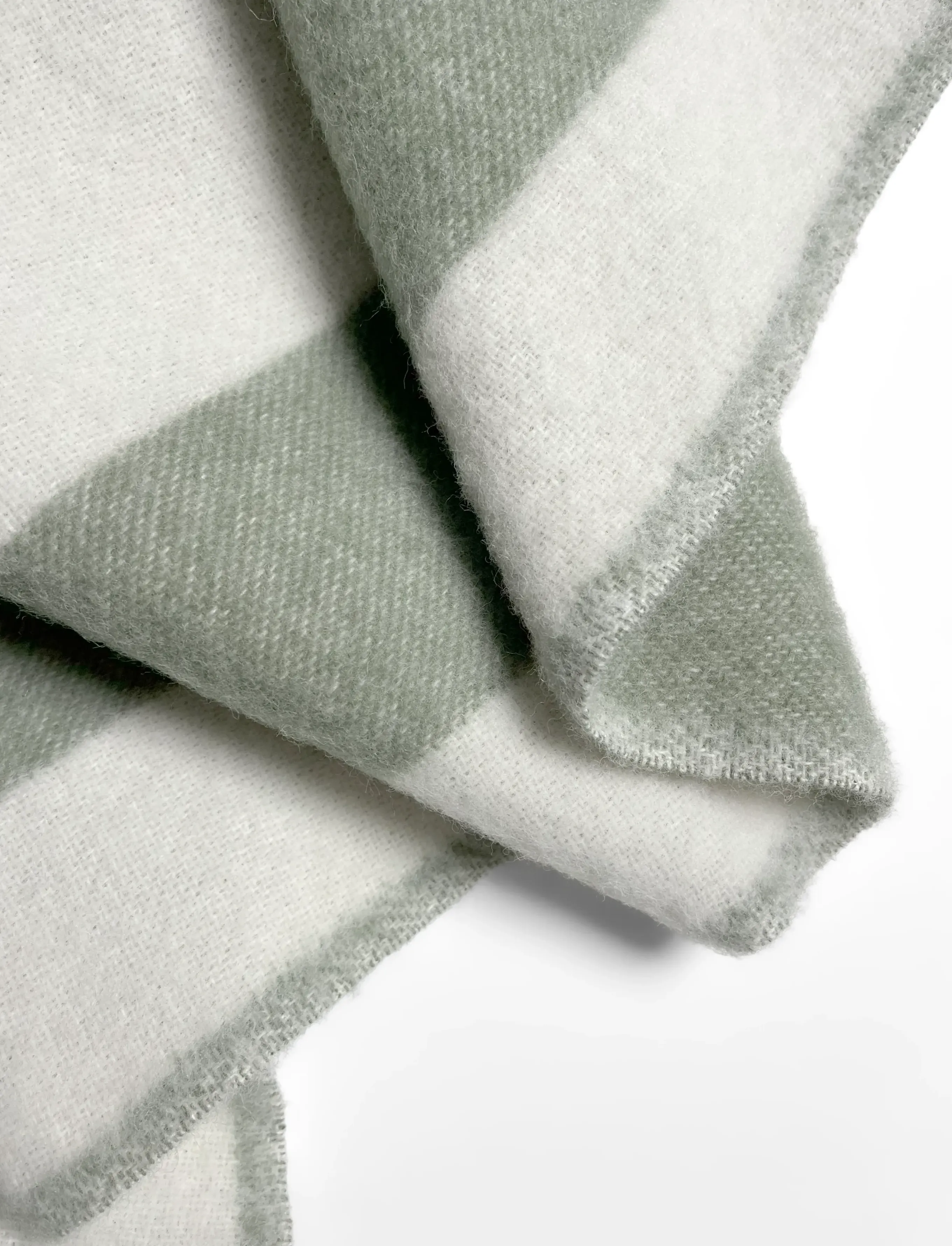 Maison Deux - Rough Stripe Blanket - agave - 3