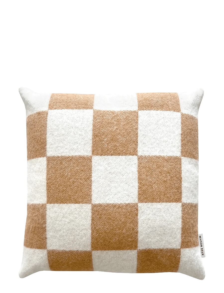 Maison Deux - Checkerboard - padjad - terra/white - 0
