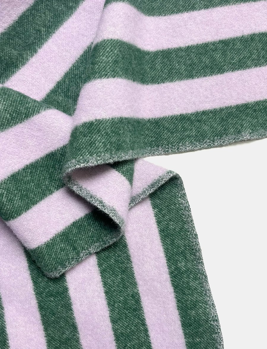 Maison Deux - Candy Wrap Blanket - decken - lilac/green - 3
