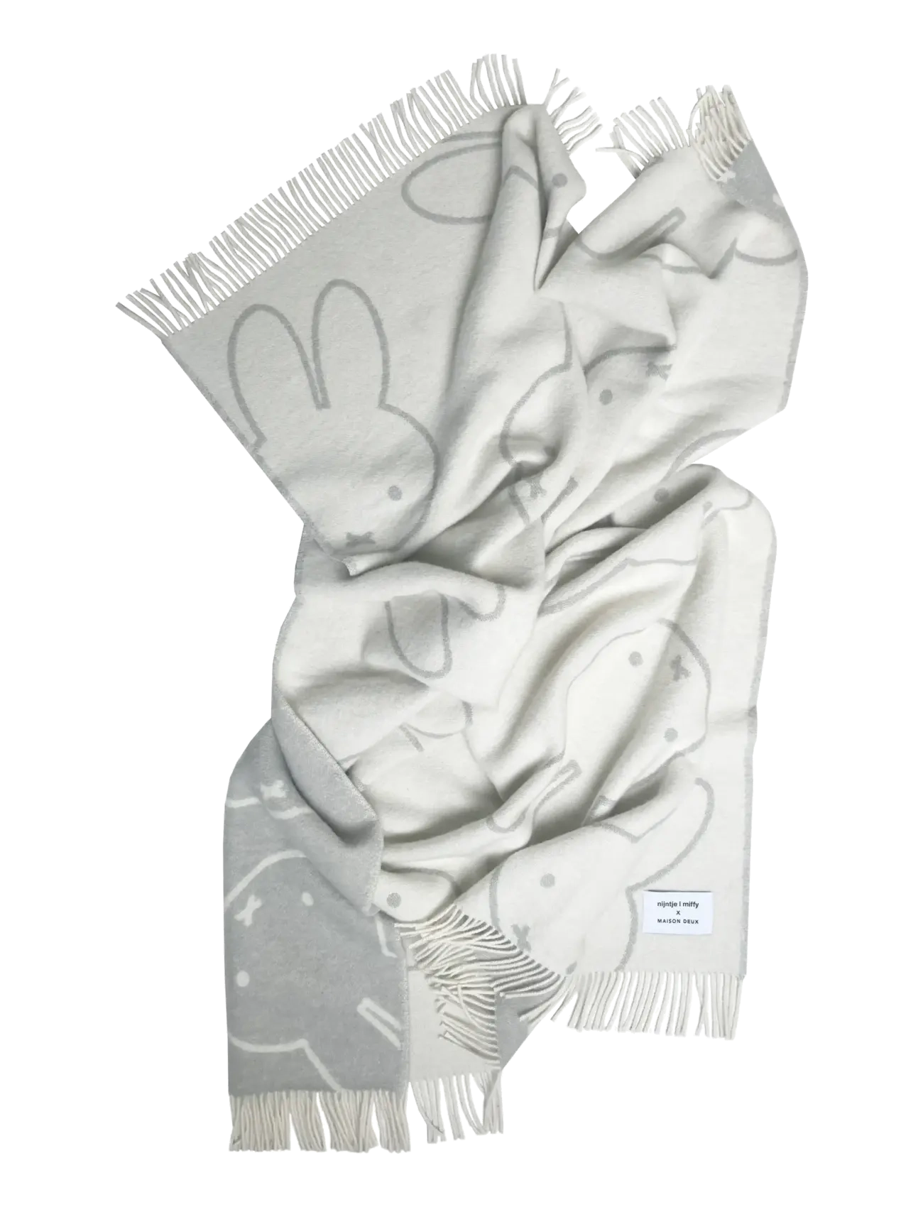 Maison Deux - Miffy Blanket - Black - black/white - 1