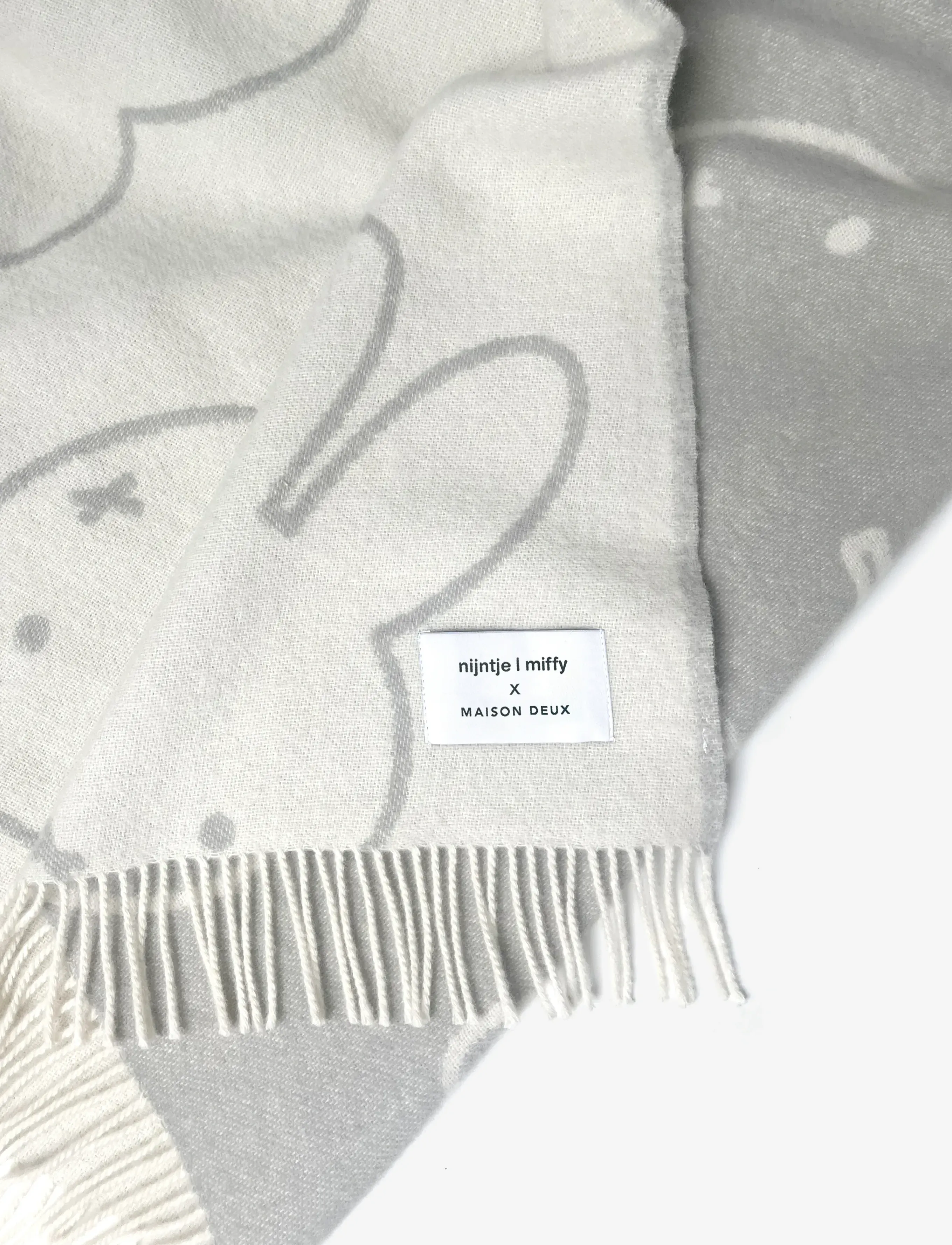 Maison Deux - Miffy Blanket - Black - black/white - 2