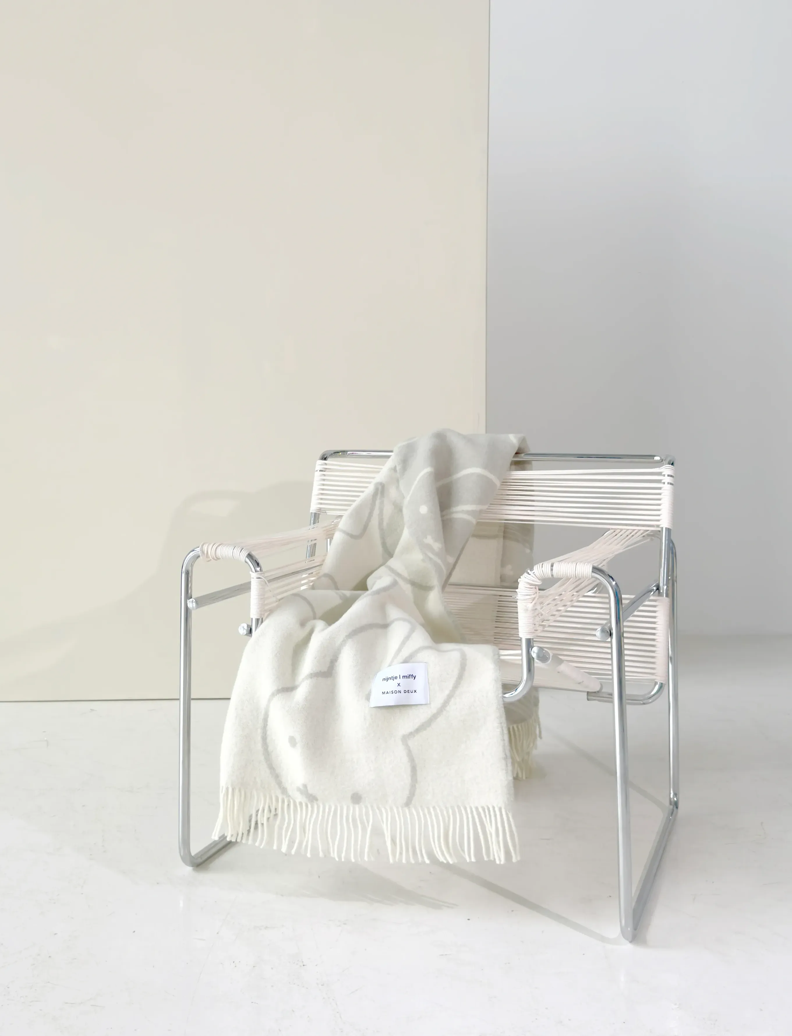 Maison Deux - Miffy Blanket - Black - black/white - 3