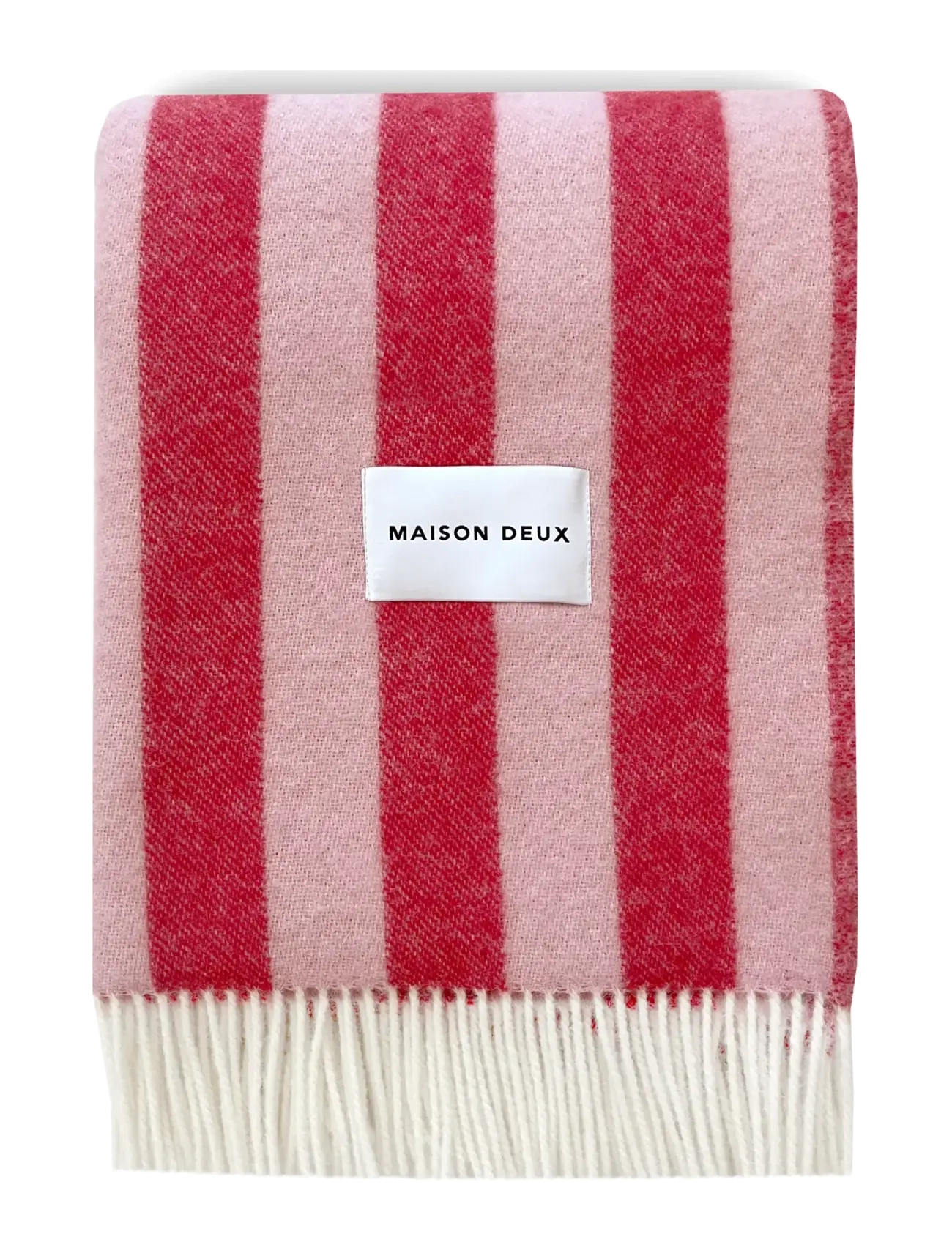 Maison Deux Candy Wrap Blanket - Apklotai ir užtiesalai - PINK/CHERRY / pink/rose