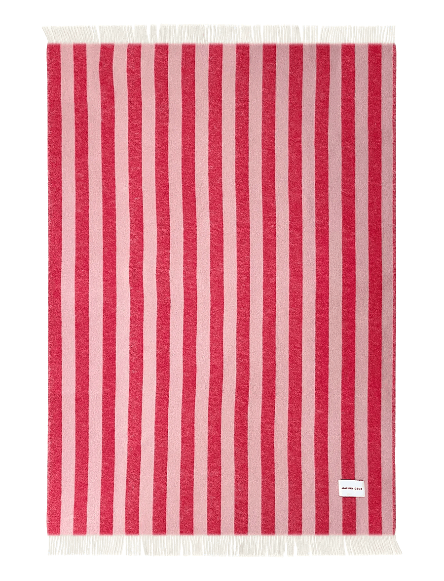 Maison Deux - Candy Wrap Blanket - decken - pink/cherry - 1