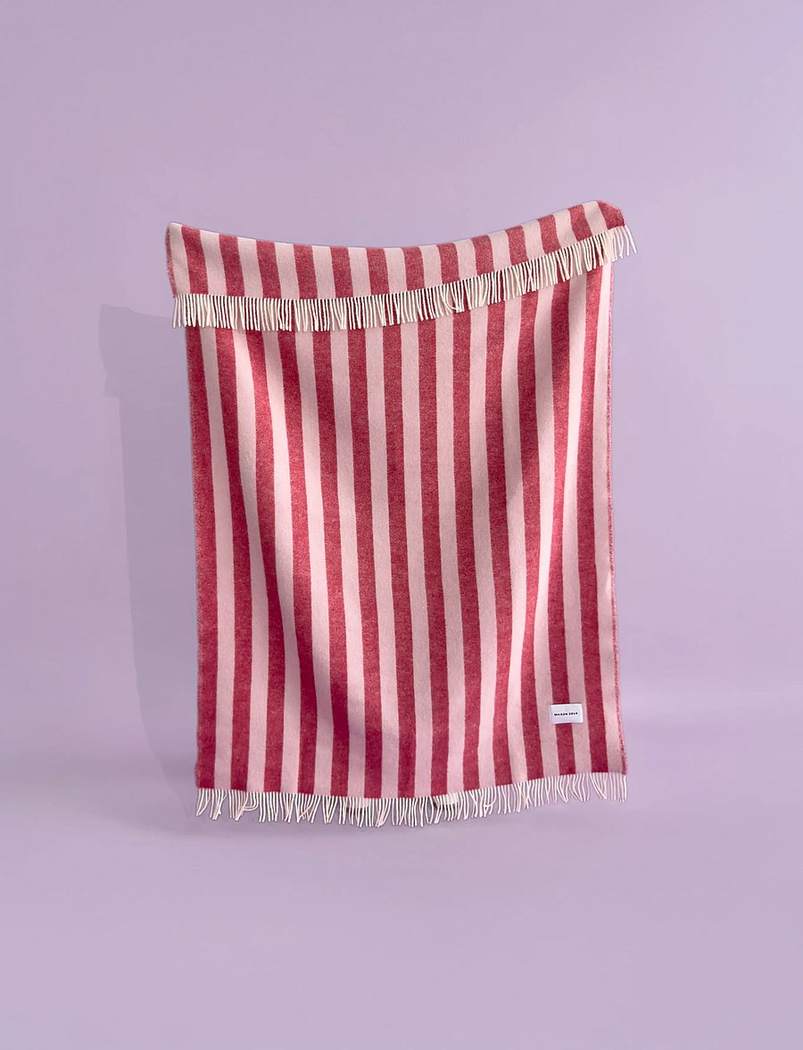 Maison Deux - Candy Wrap Blanket - decken - pink/cherry - 4