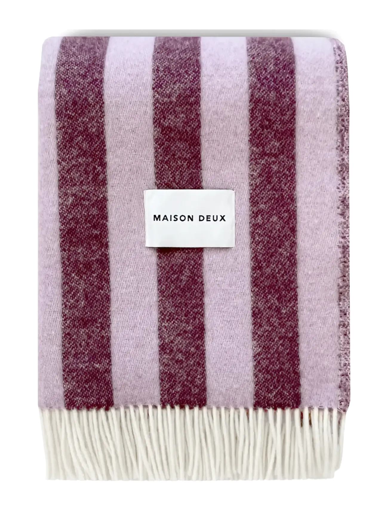 Maison Deux Candy Wrap Blanket, 130X 200 cm, Cushions & Blankets, Lila - Blankets Throws, Homeware