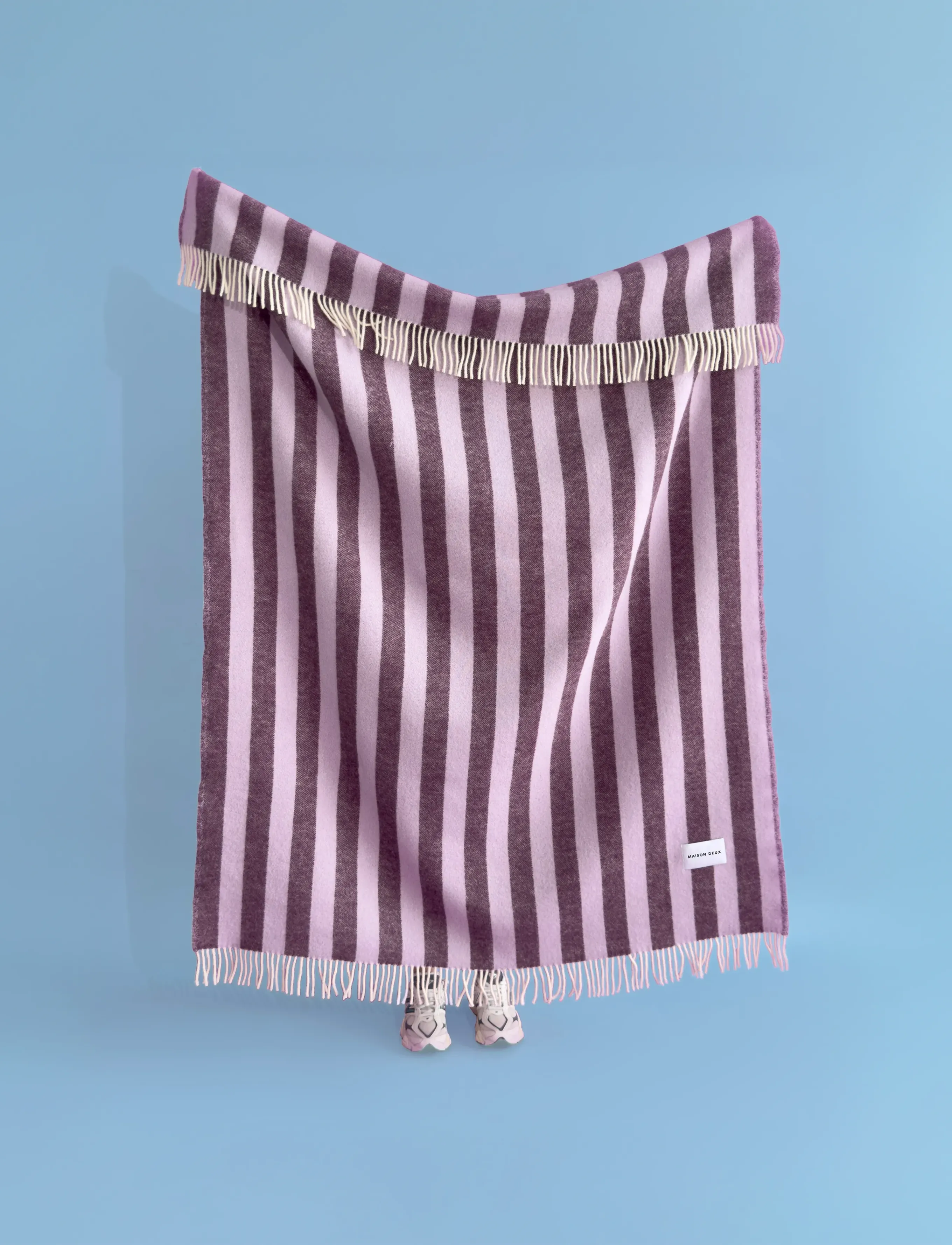 Maison Deux - Candy Wrap Blanket - lilac/aubergine - 5