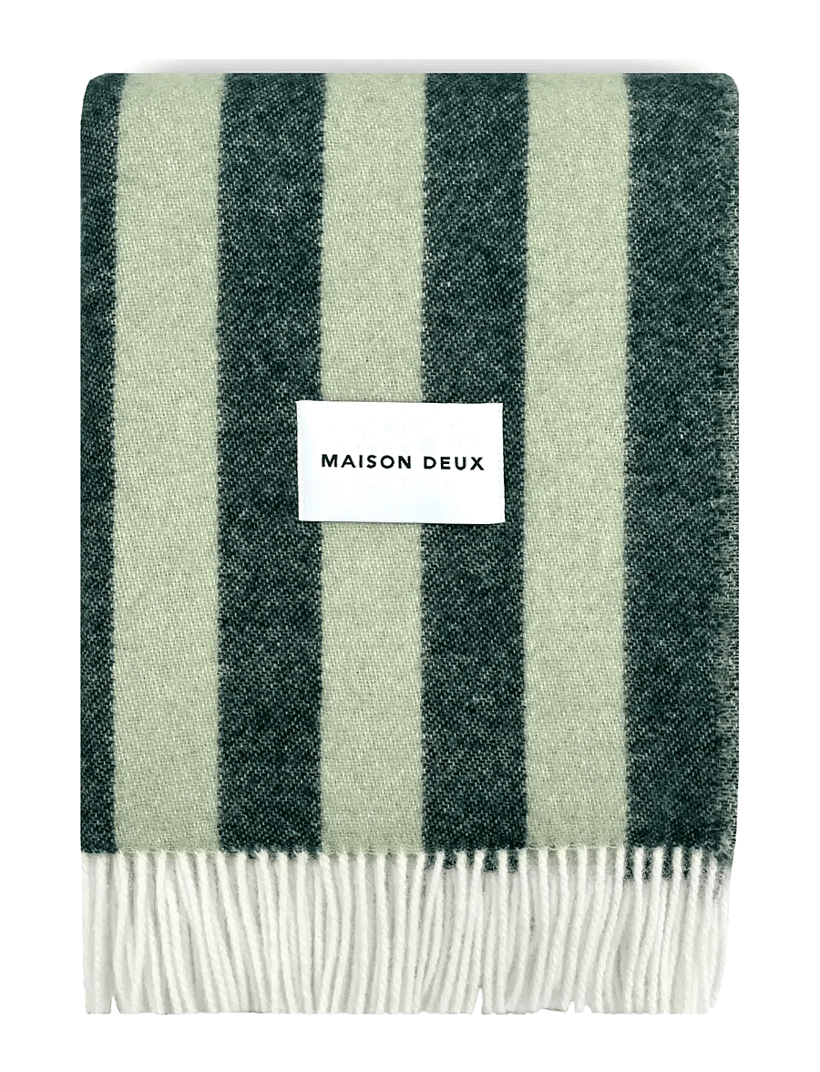 Maison Deux - Candy Wrap Blanket - decken - green/sage - 0