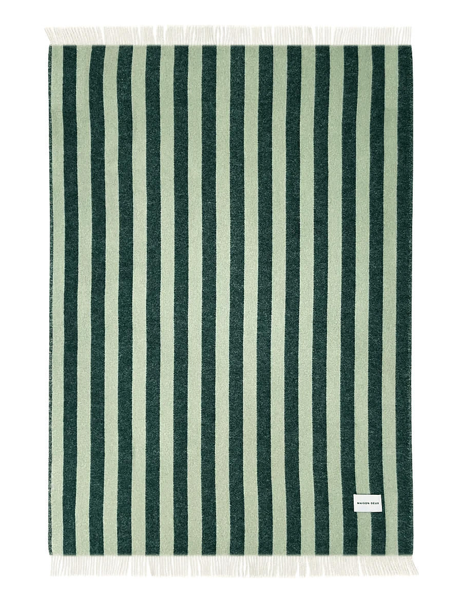 Maison Deux - Candy Wrap Blanket - decken - green/sage - 1