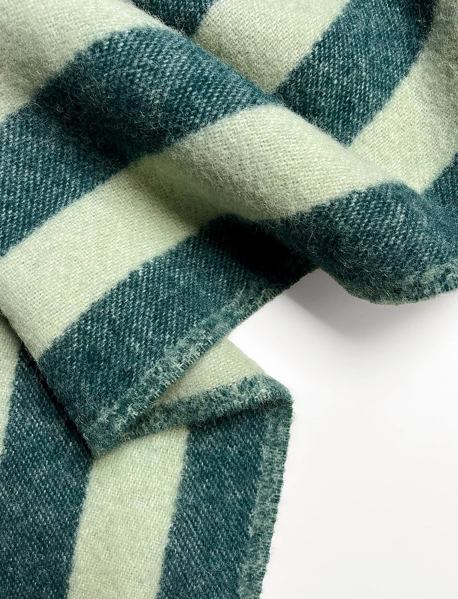 Maison Deux - Candy Wrap Blanket - decken - green/sage - 3