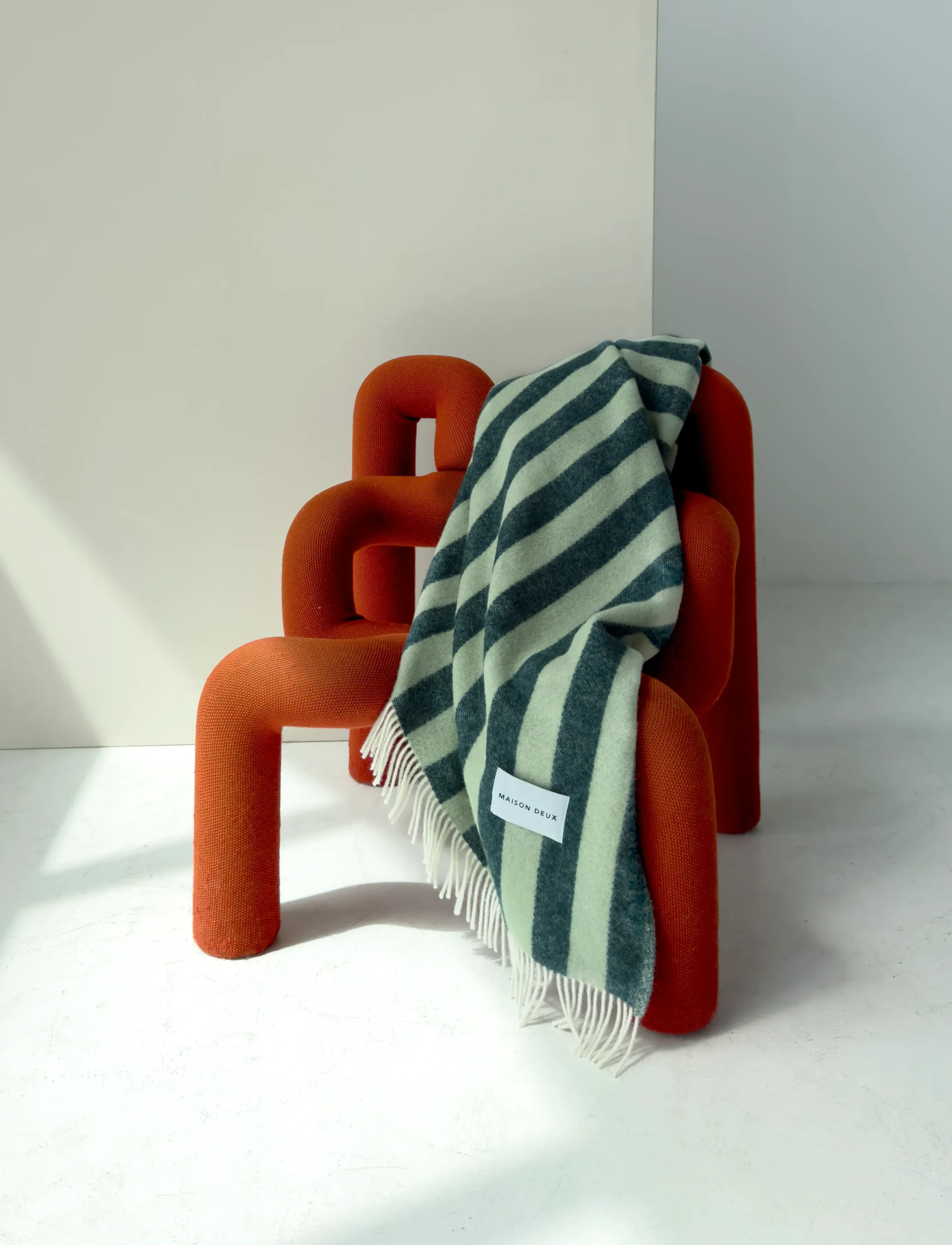 Maison Deux - Candy Wrap Blanket - plaider - green/sage - 4