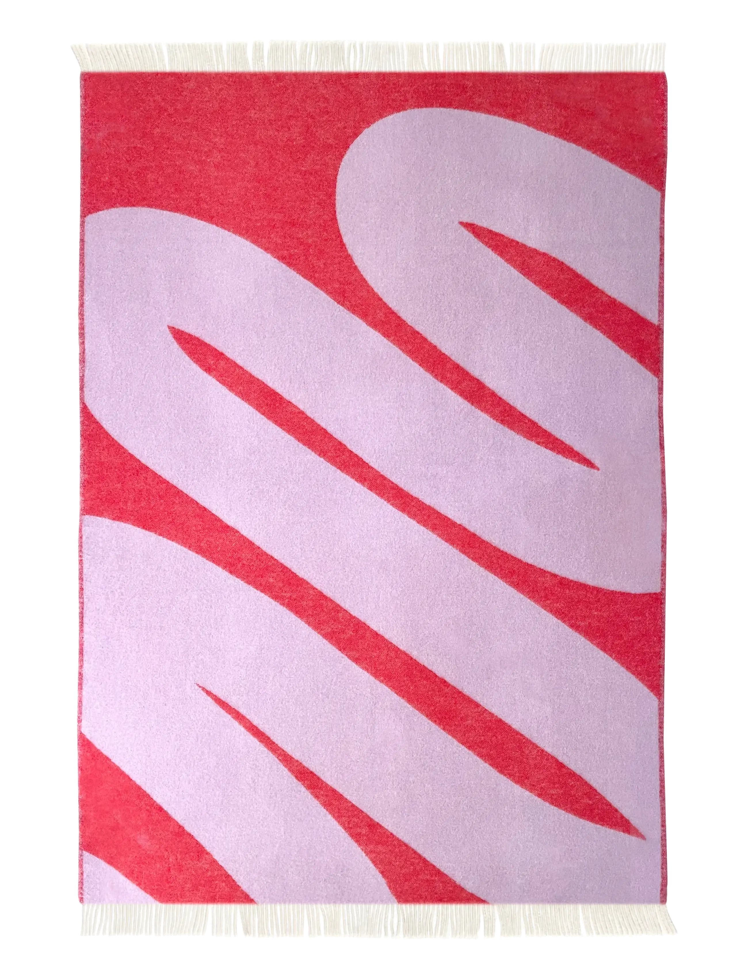 Maison Deux - Swirl Blanket - plaider - lilac/scarlet - 2