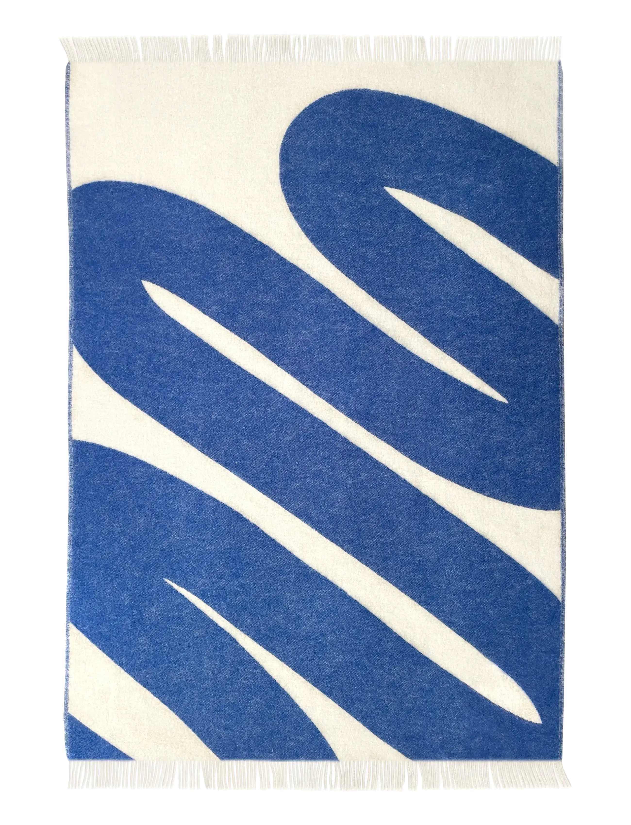 Maison Deux - Swirl Blanket - plaider - blue/white - 2
