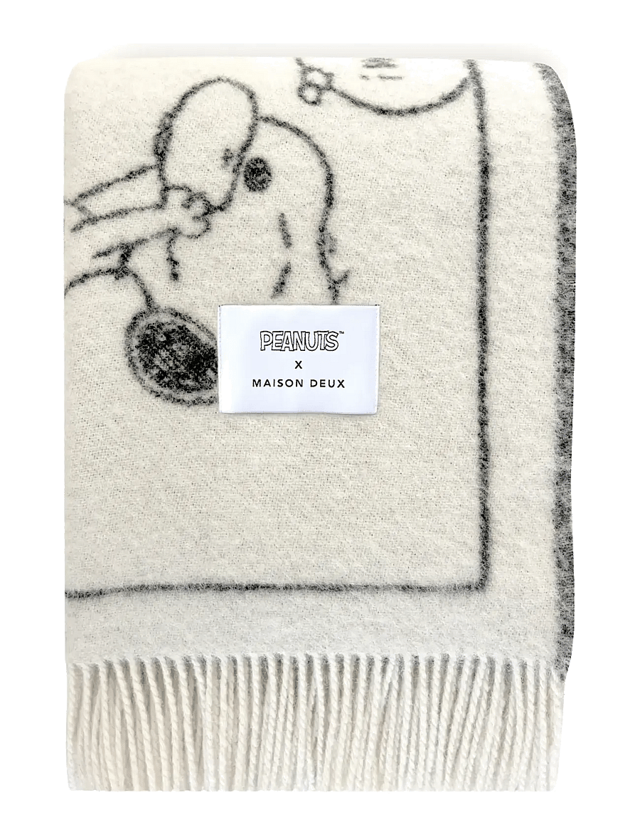 Maison Deux - Peanuts Blanket Doughnut - Black - black/white - 0