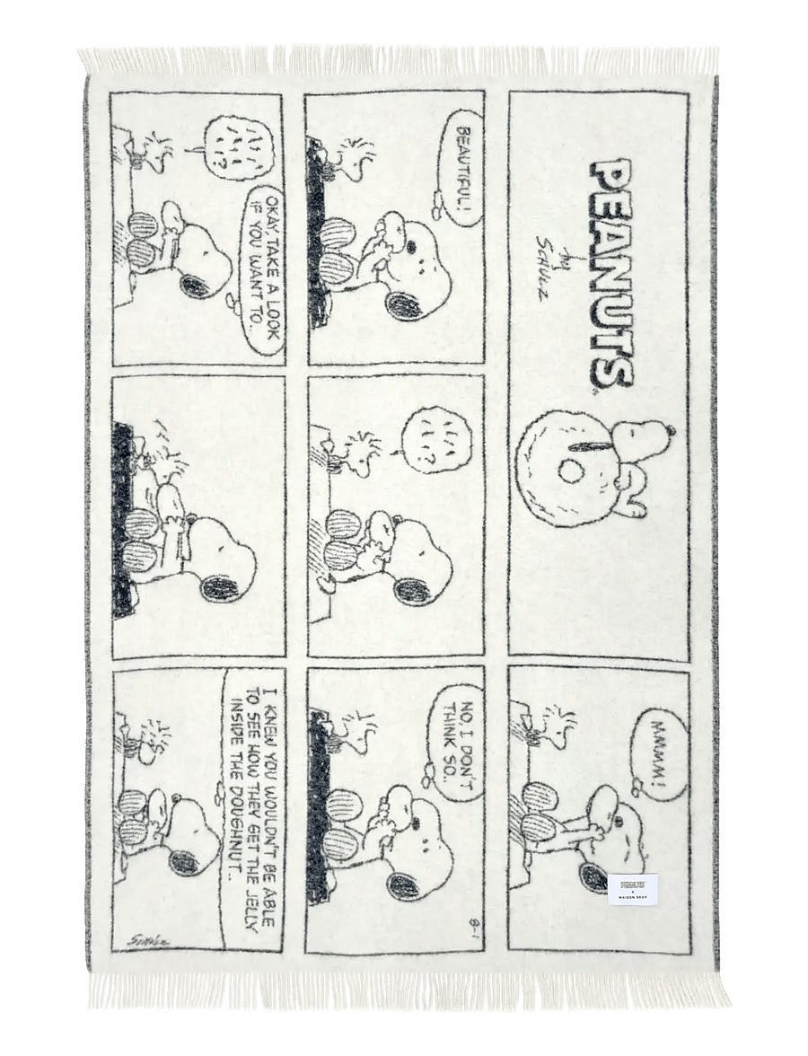 Maison Deux - Peanuts Blanket Doughnut - Black - black/white - 1