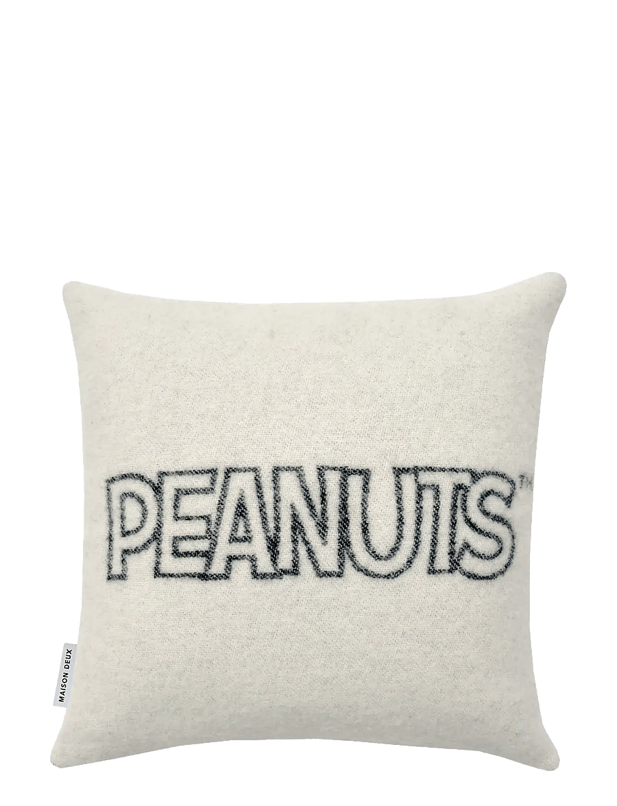 Maison Deux - Peanuts Cushion Hug - Black - black/white - 1