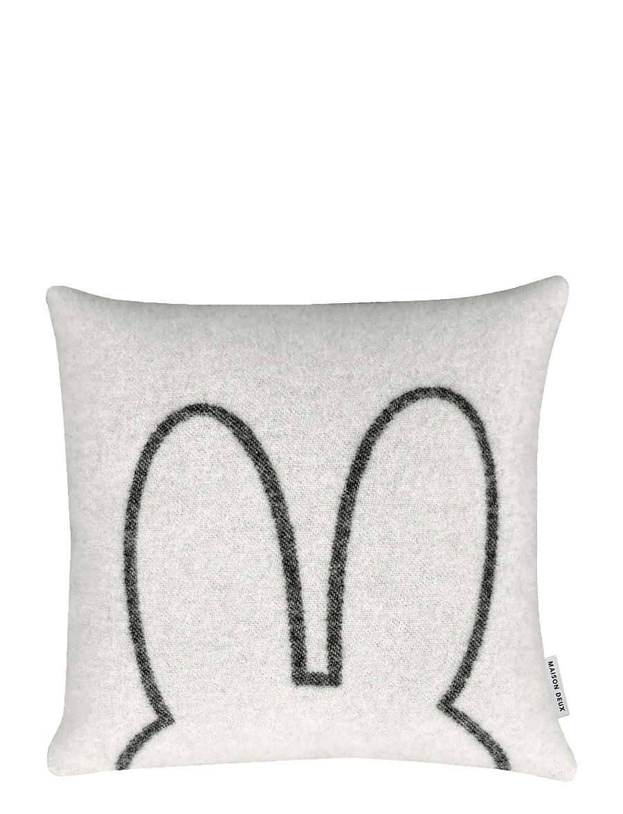 Maison Deux - Miffy Cushion - kołdry i poduszki - black/white - 0