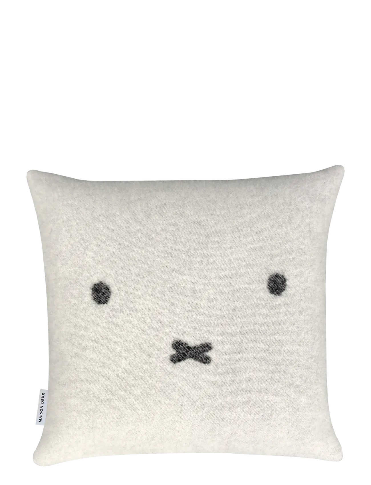 Maison Deux - Miffy Cushion - dekorative kissen - black/white - 1