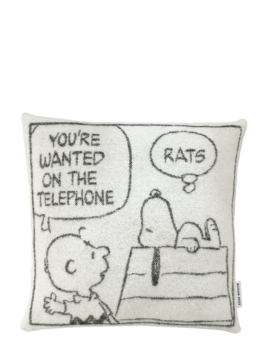 Maison Deux - Peanuts Cushion Set (2 pcs) - kissen - black/white - 1