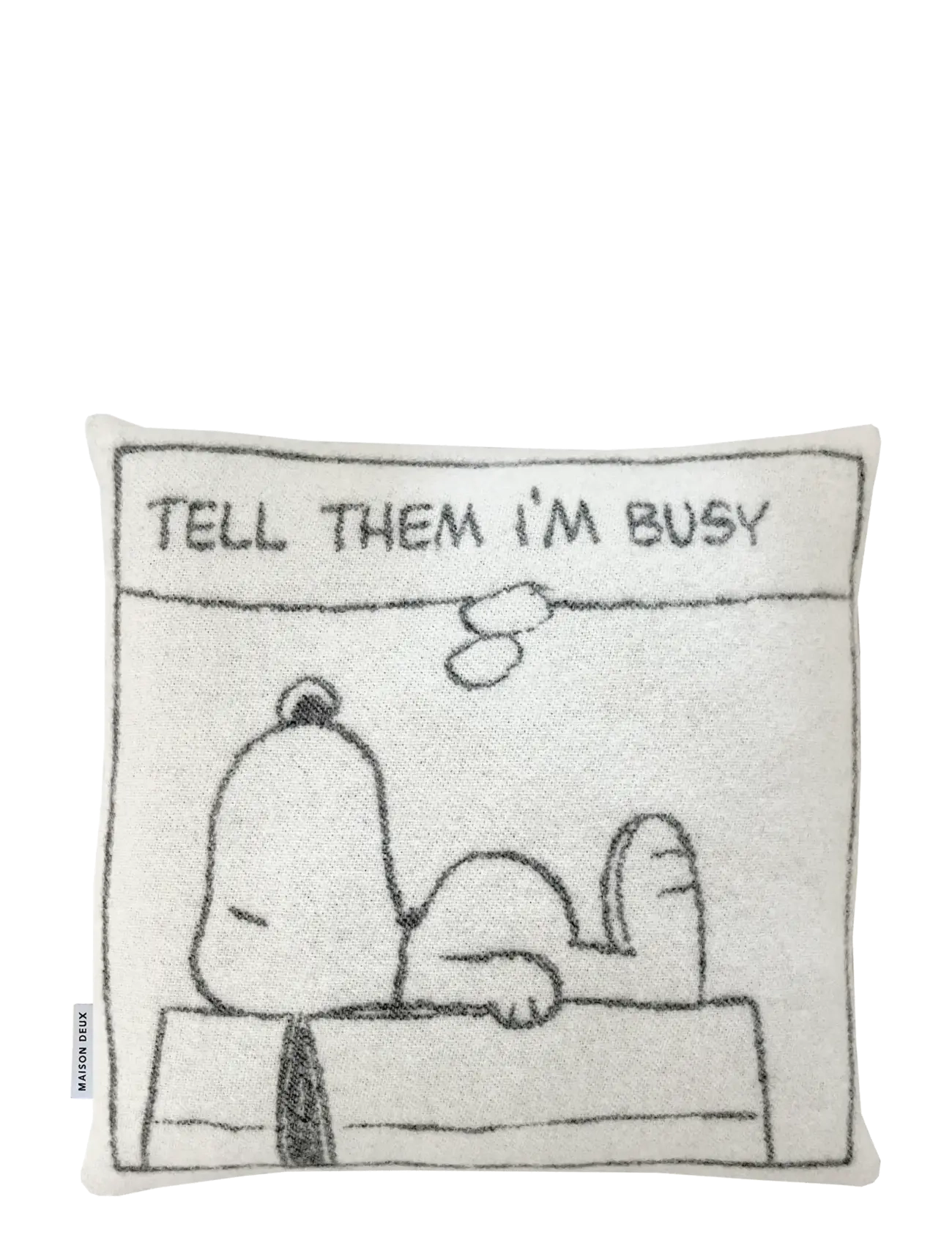 Maison Deux - Peanuts Cushion Set (2 pcs) - black/white - 2