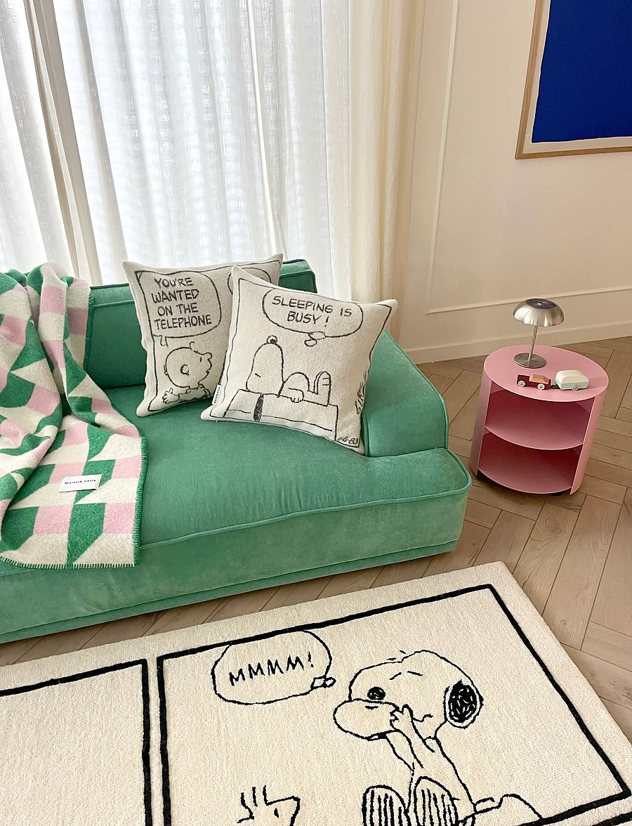 Maison Deux - Peanuts Cushion Set (2 pcs) - kissen - black/white - 3