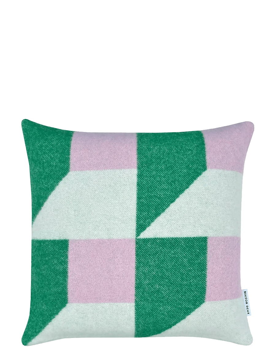 Maison Deux - Cubics - kissen - grass pink - 0