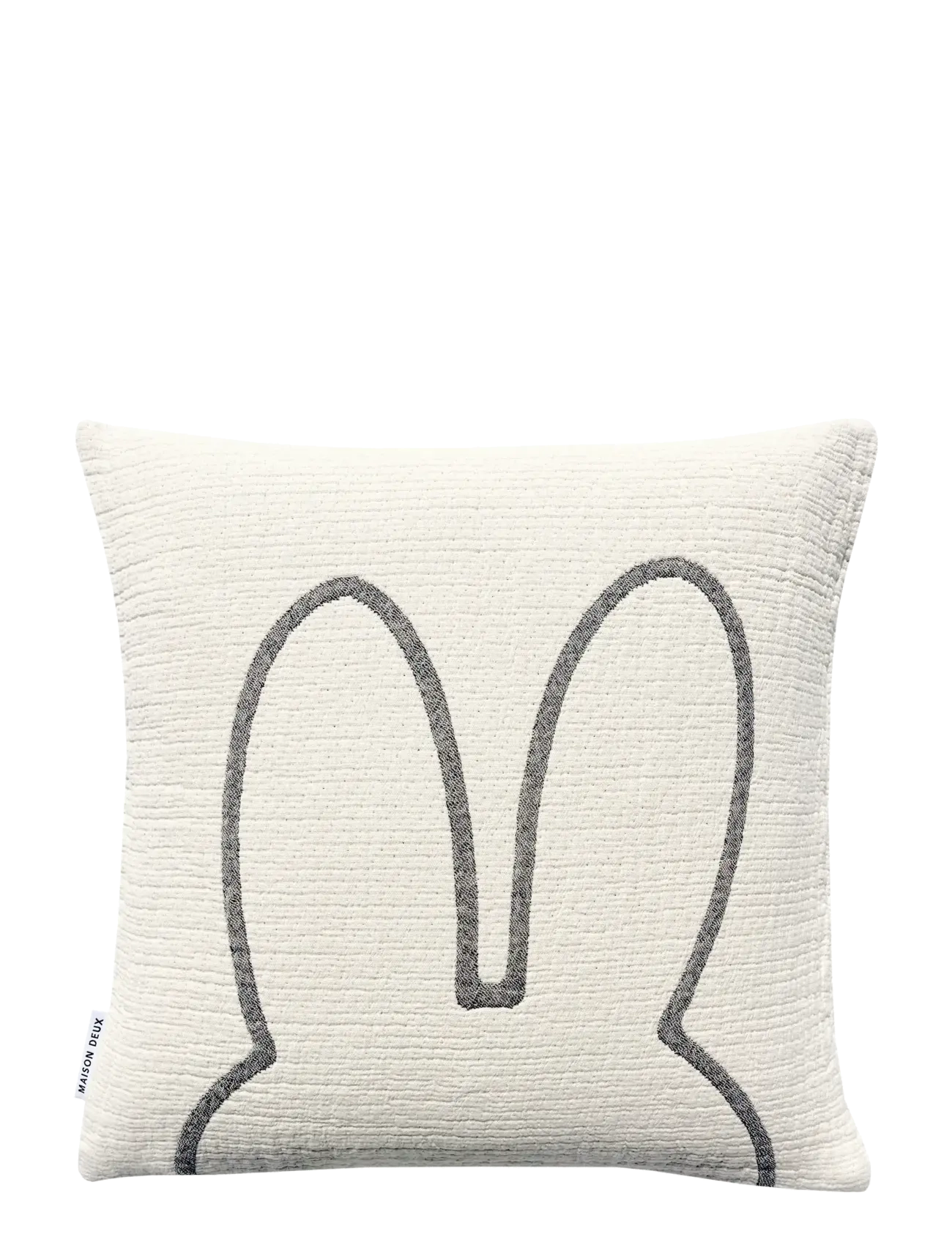 Maison Deux - Miffy Cushion - Black - ilupadjad - black/white - 1