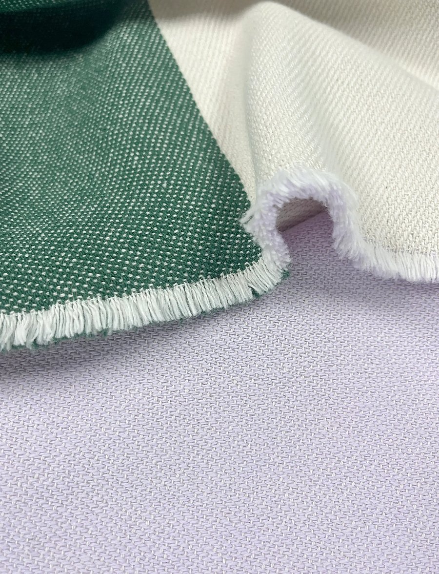Maison Deux - Check Bold Blanket Lilac Forest - lilac forest - 3