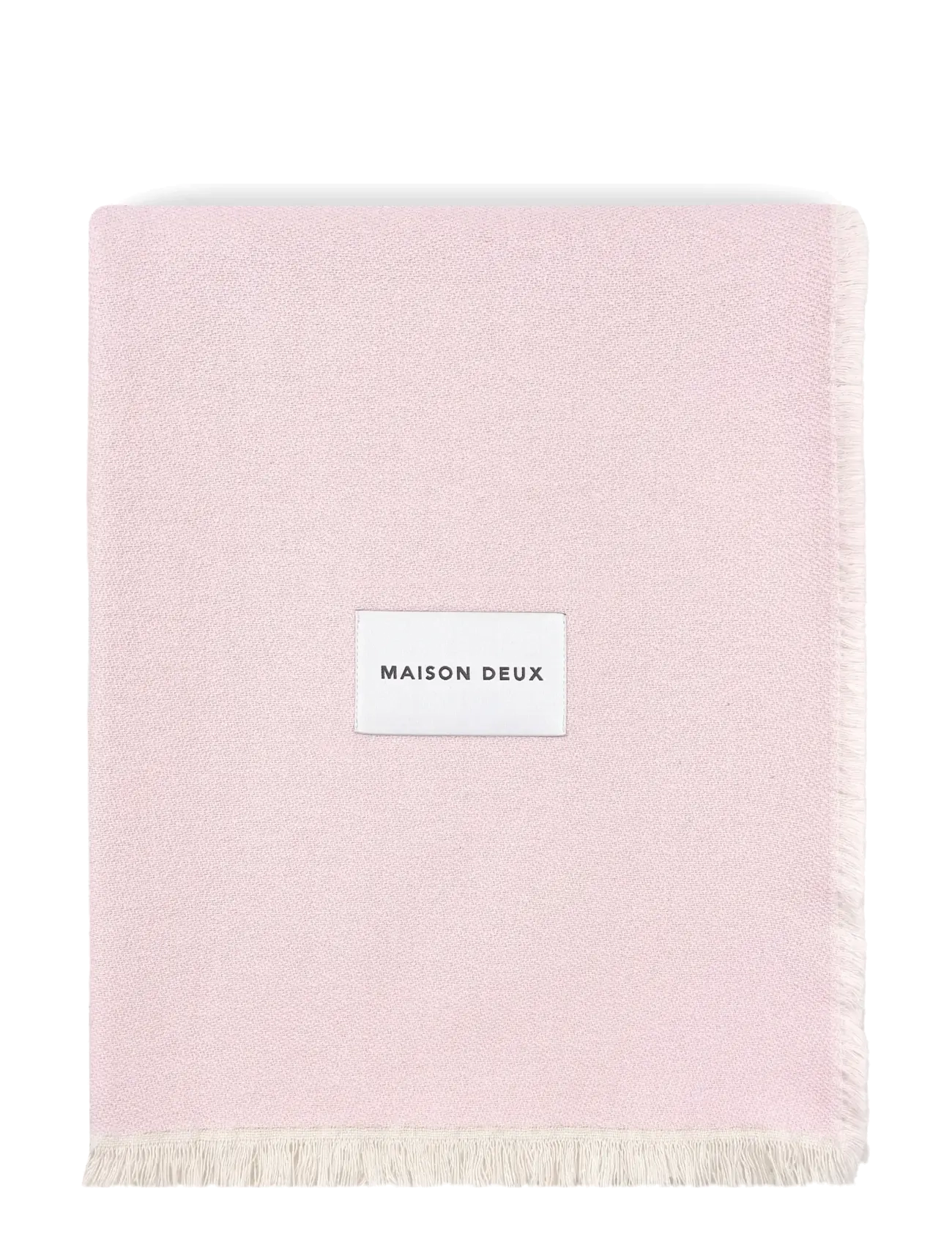 Maison Deux Check Bold Blanket, 140X 180 cm, Cushions & Blankets, Rosa - Blankets Throws, Homeware