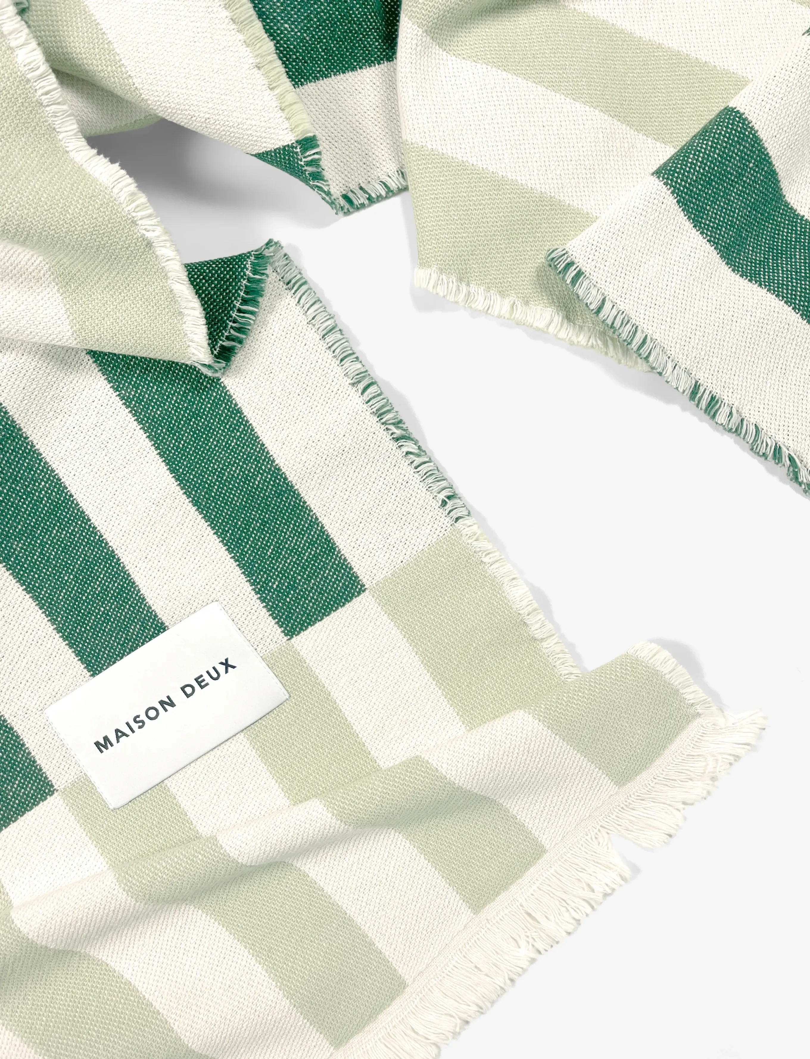 Maison Deux - Tiles Blanket Sage Forest - sage forest - 3