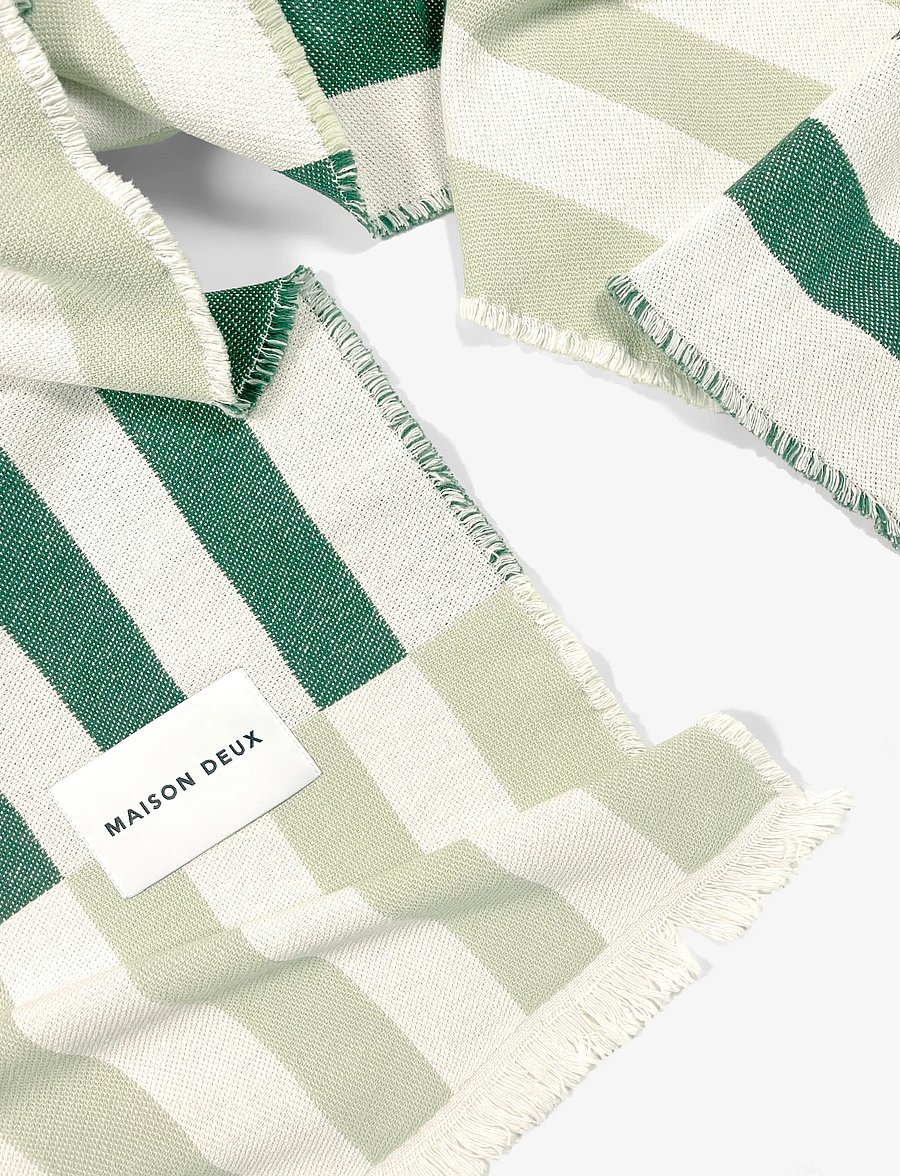 Maison Deux - Tiles Blanket Sage Forest - sage forest - 3