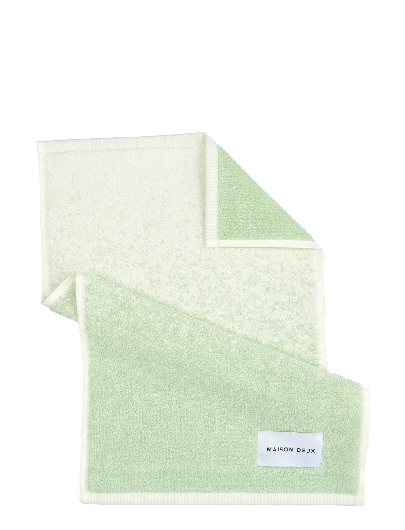 Maison Deux Gradient Sage Vanilla, 30X 50 cm, Towels & Bath Towels, Grün - Hand Homeware