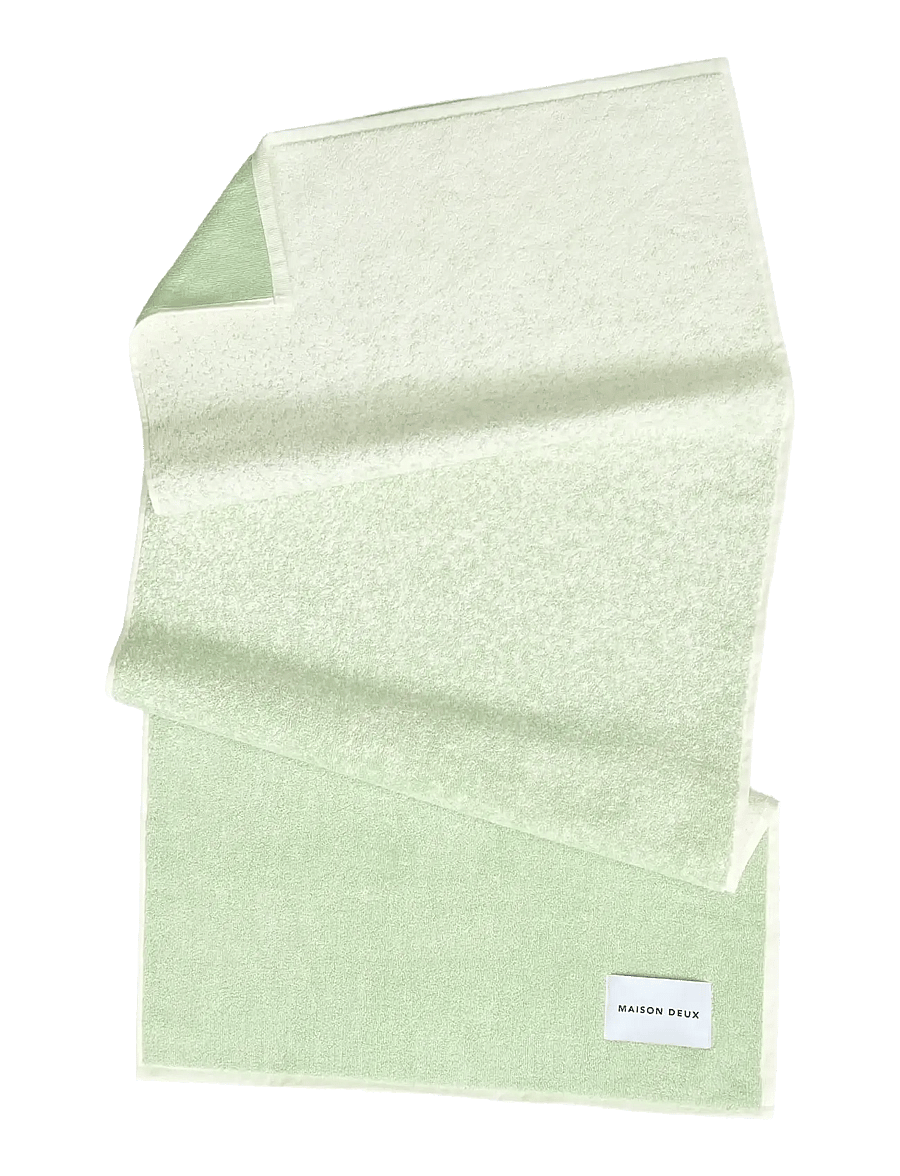 Maison Deux - Gradient Sage Vanilla - badetücher - sage vanilla - 0