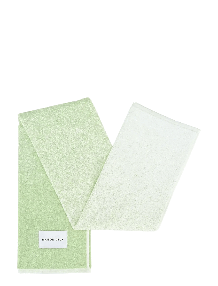 Maison Deux - Gradient Sage Vanilla - badetücher - sage vanilla - 1