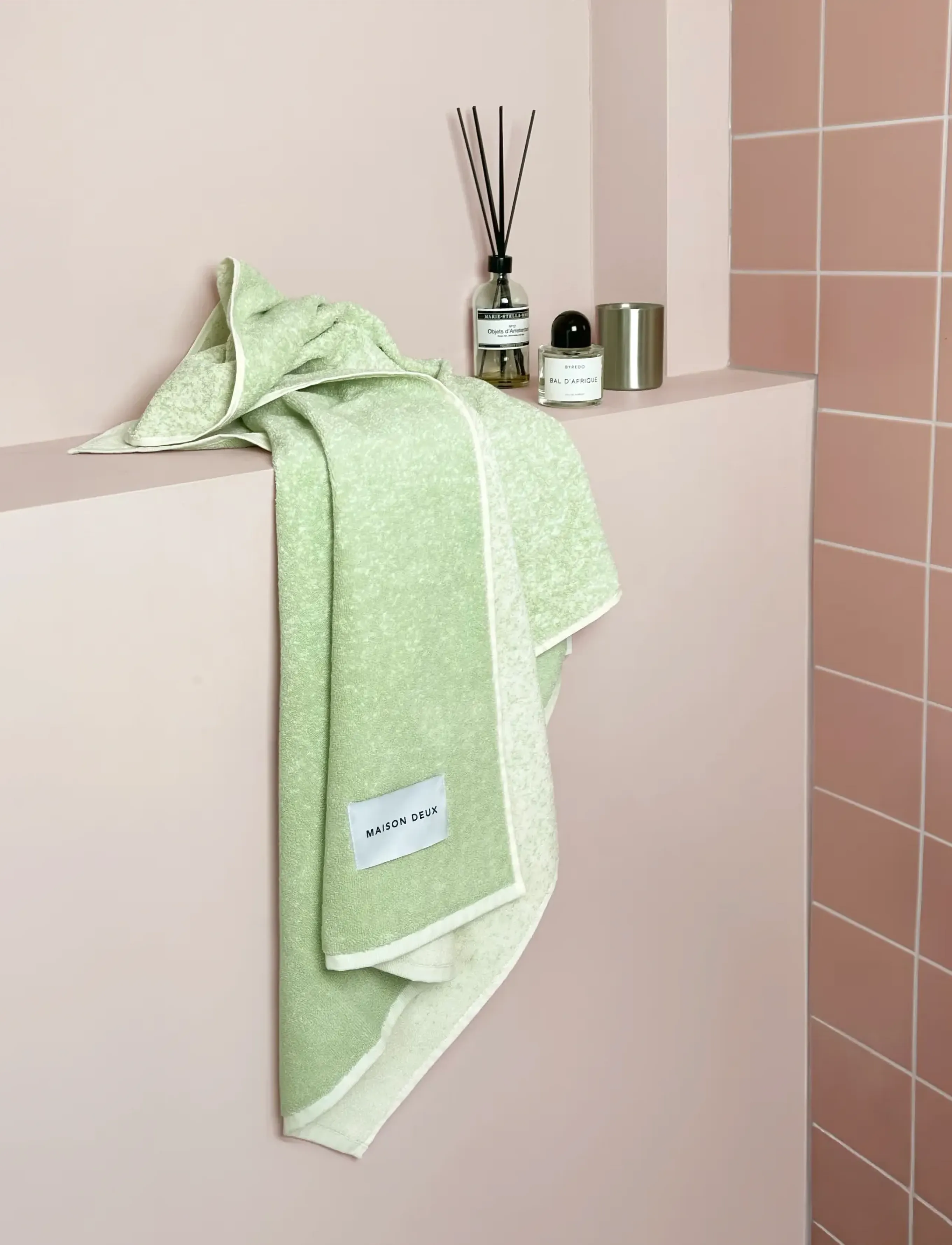 Maison Deux - Gradient Sage Vanilla - bath towels - sage vanilla - 3