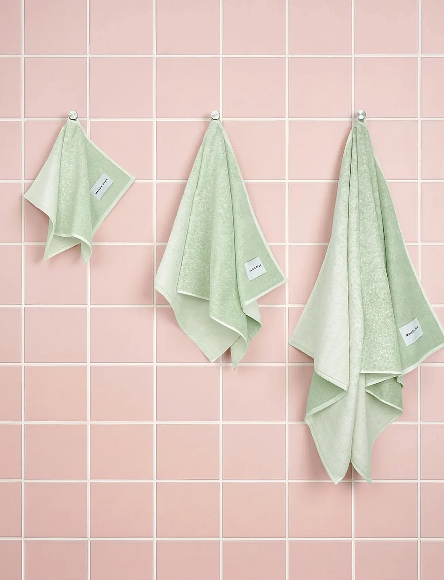 Maison Deux - Gradient Sage Vanilla - badetücher - sage vanilla - 4