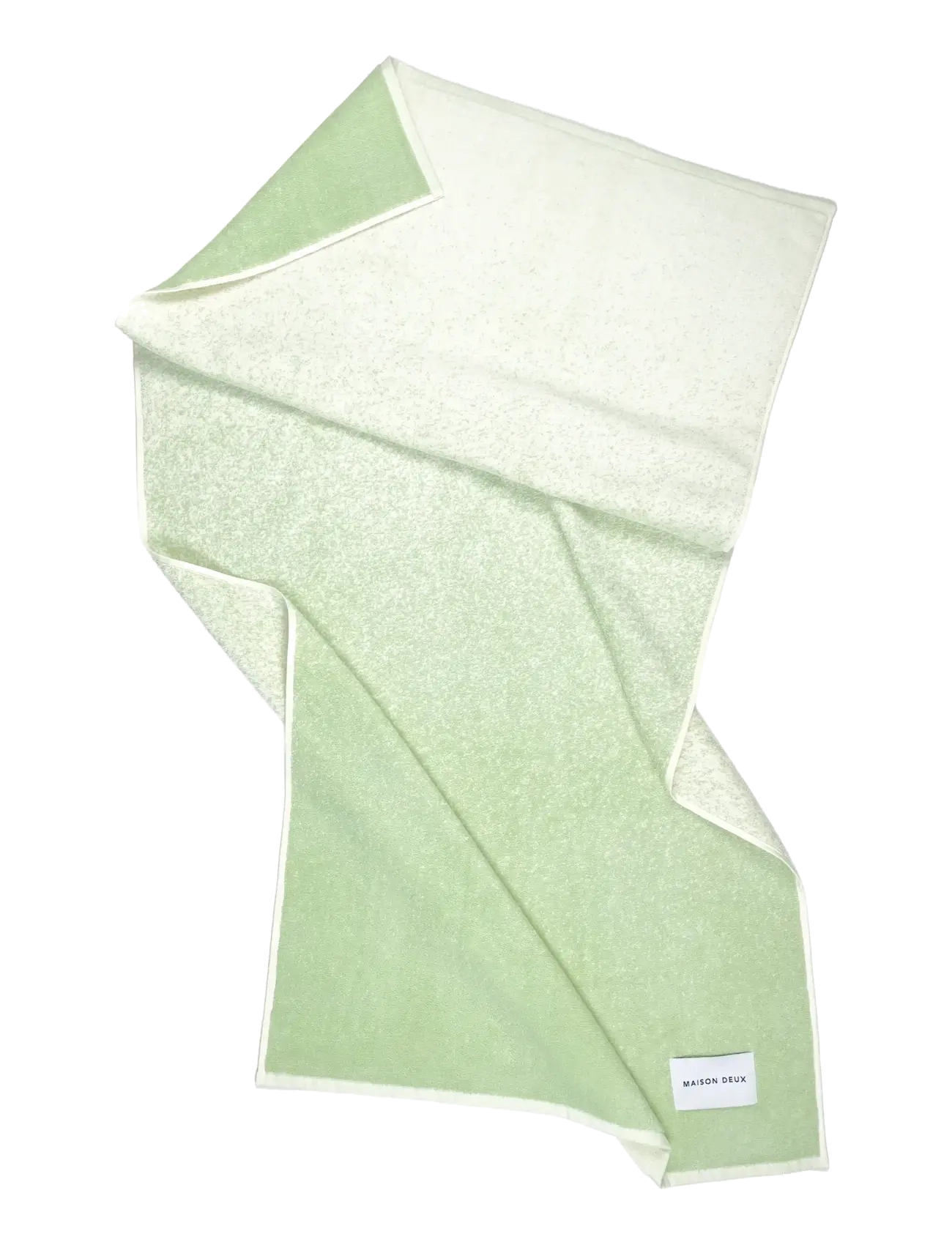 Maison Deux Gradient Sage Vanilla, 70X 140 cm, Towels & Bath Towels, Grün - Hand Homeware