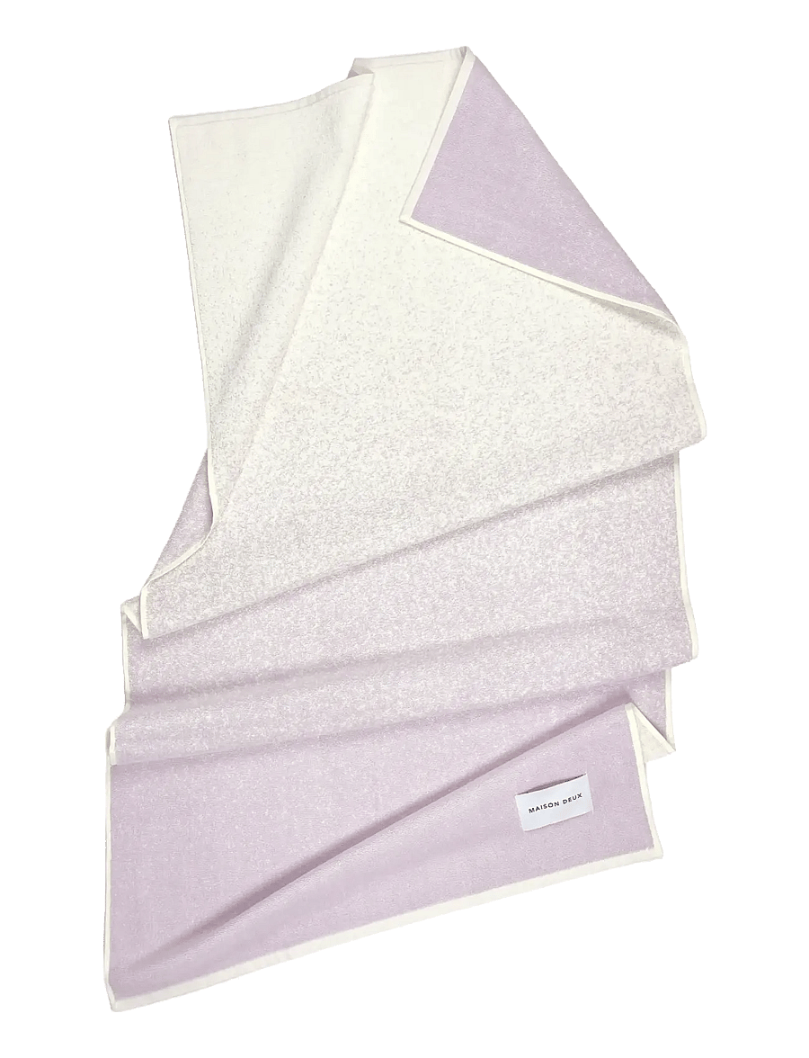 Maison Deux - Gradient Lilac Vanilla - handtücher & badetücher - lilac vanilla - 0