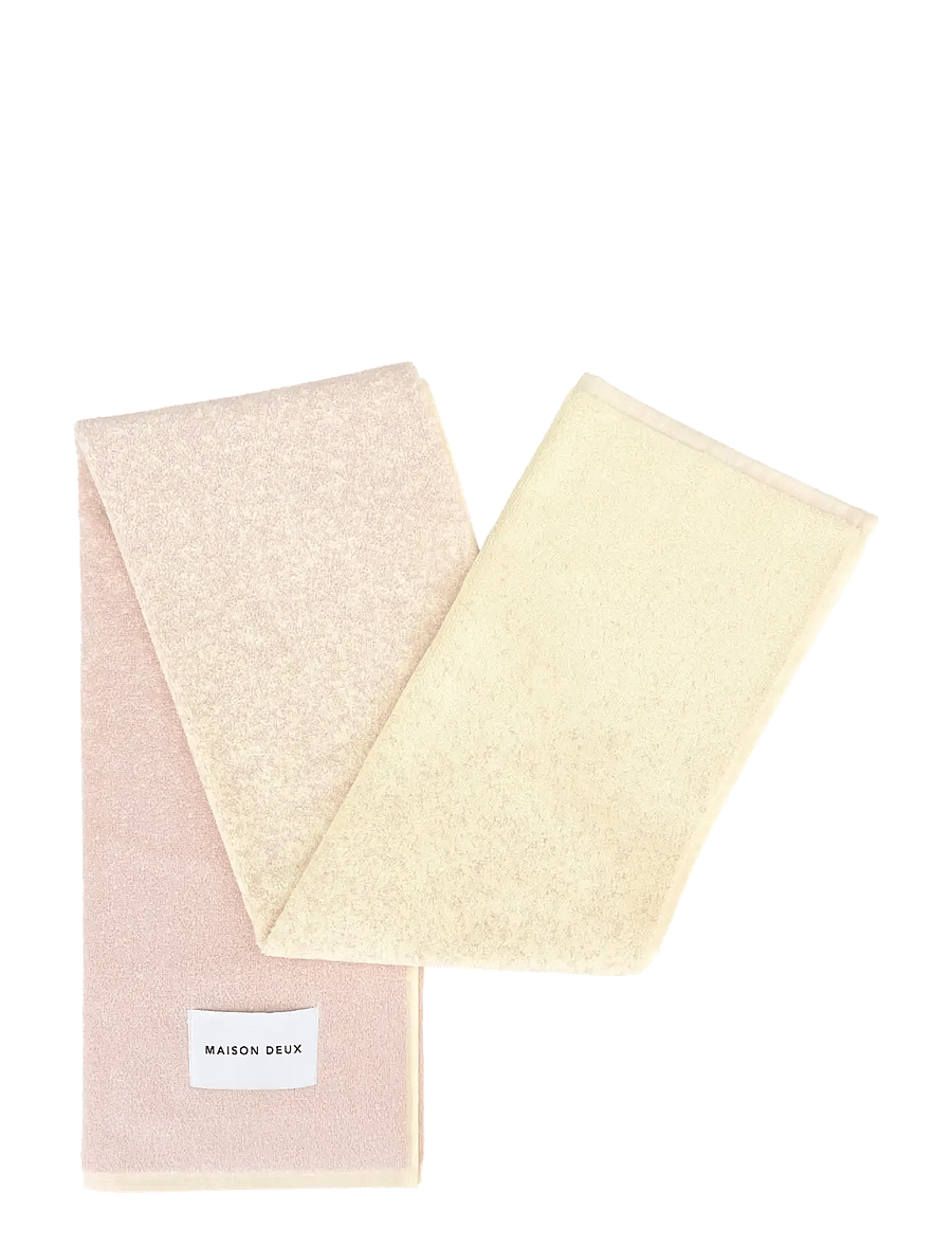 Maison Deux - Gradient Butter Yellow Pink - badetücher - gradient yellow/pink - 1