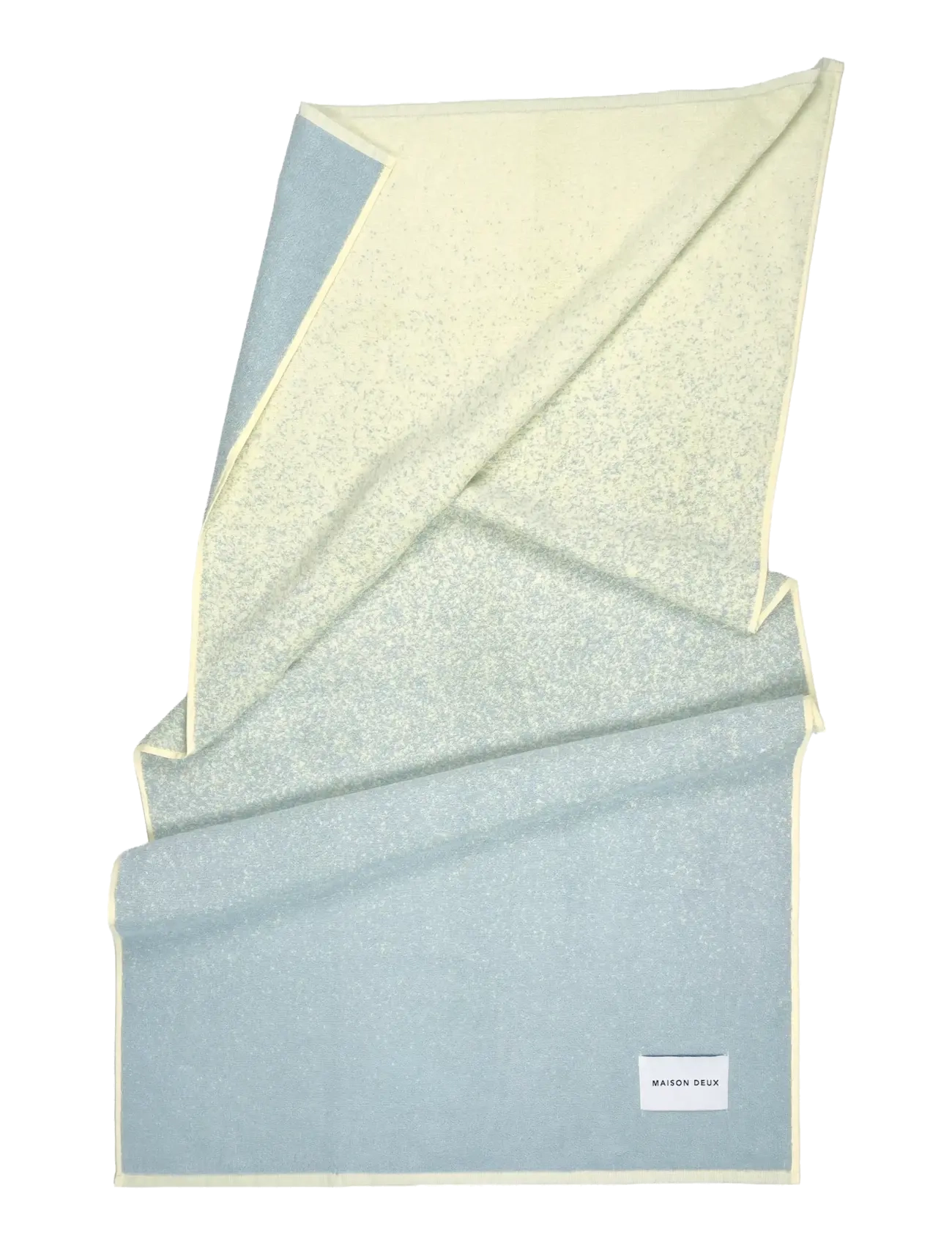 Maison Deux Gradient Blue Butter Yellow, 70X 140 cm, Towels & Bath Towels, Blau - Hand Homeware
