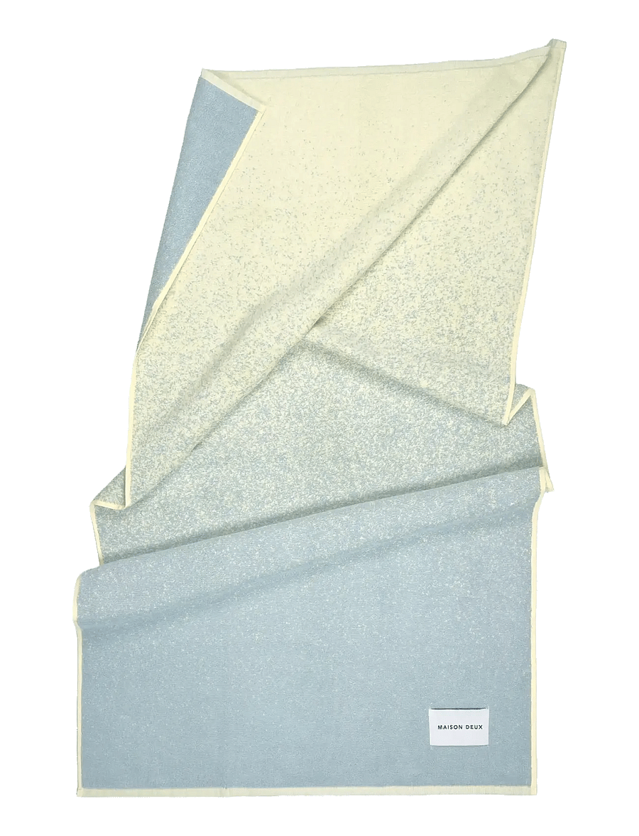 Maison Deux - Gradient Blue Butter Yellow - badetücher - blue/butter yellow - 0