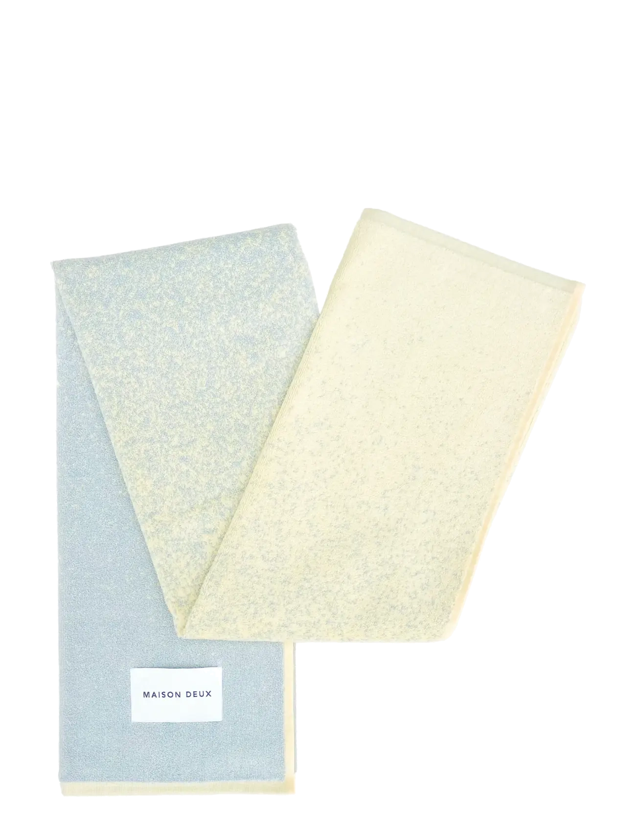 Maison Deux - Gradient Blue Butter Yellow - badehåndklæder - blue/butter yellow - 1