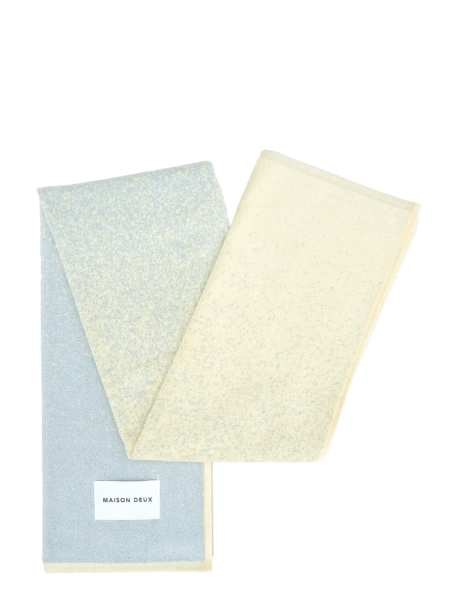 Maison Deux - Gradient Blue Butter Yellow - badetücher - blue/butter yellow - 1