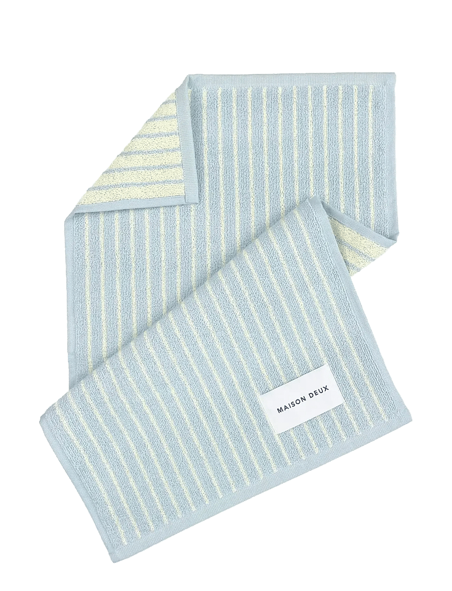 Maison Deux - Stripes Color Blue Butter Yellow - blue/butter yellow - 0