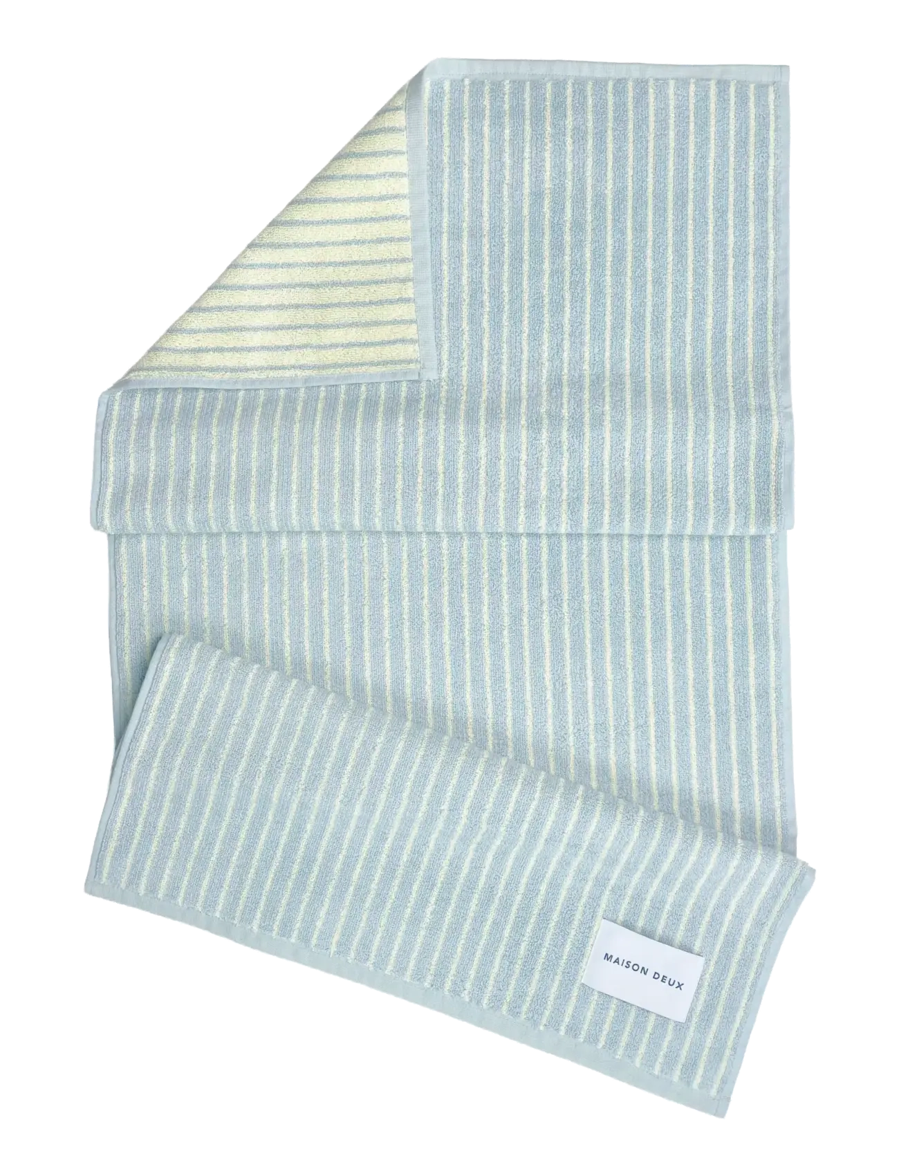 Maison Deux Stripes Color Blue Butter Yellow - Gaver - BLUE/BUTTER YELLOW / blue