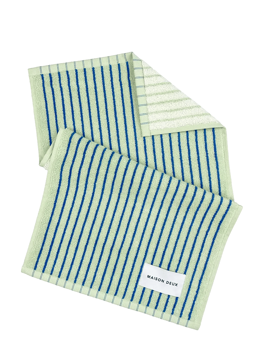 Maison Deux - Stripes Color Sage Cobalt Blue - sage/cobalt blue - 0