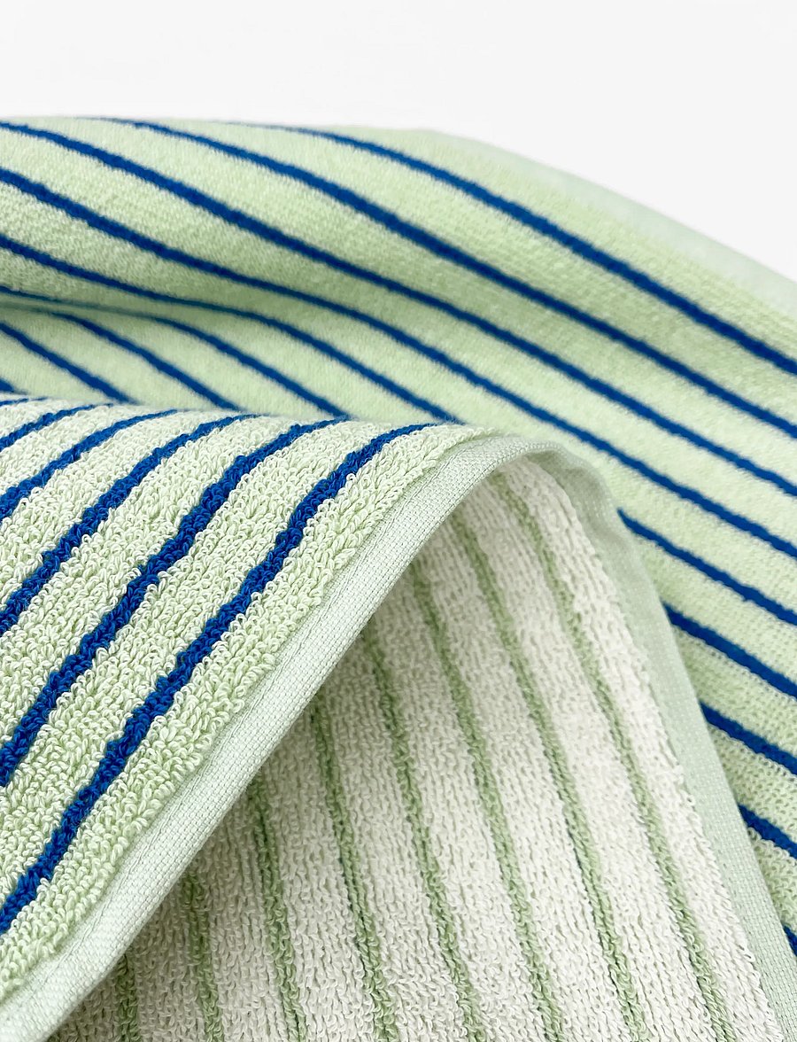 Maison Deux - Stripes Color Sage Cobalt Blue - sage/cobalt blue - 2