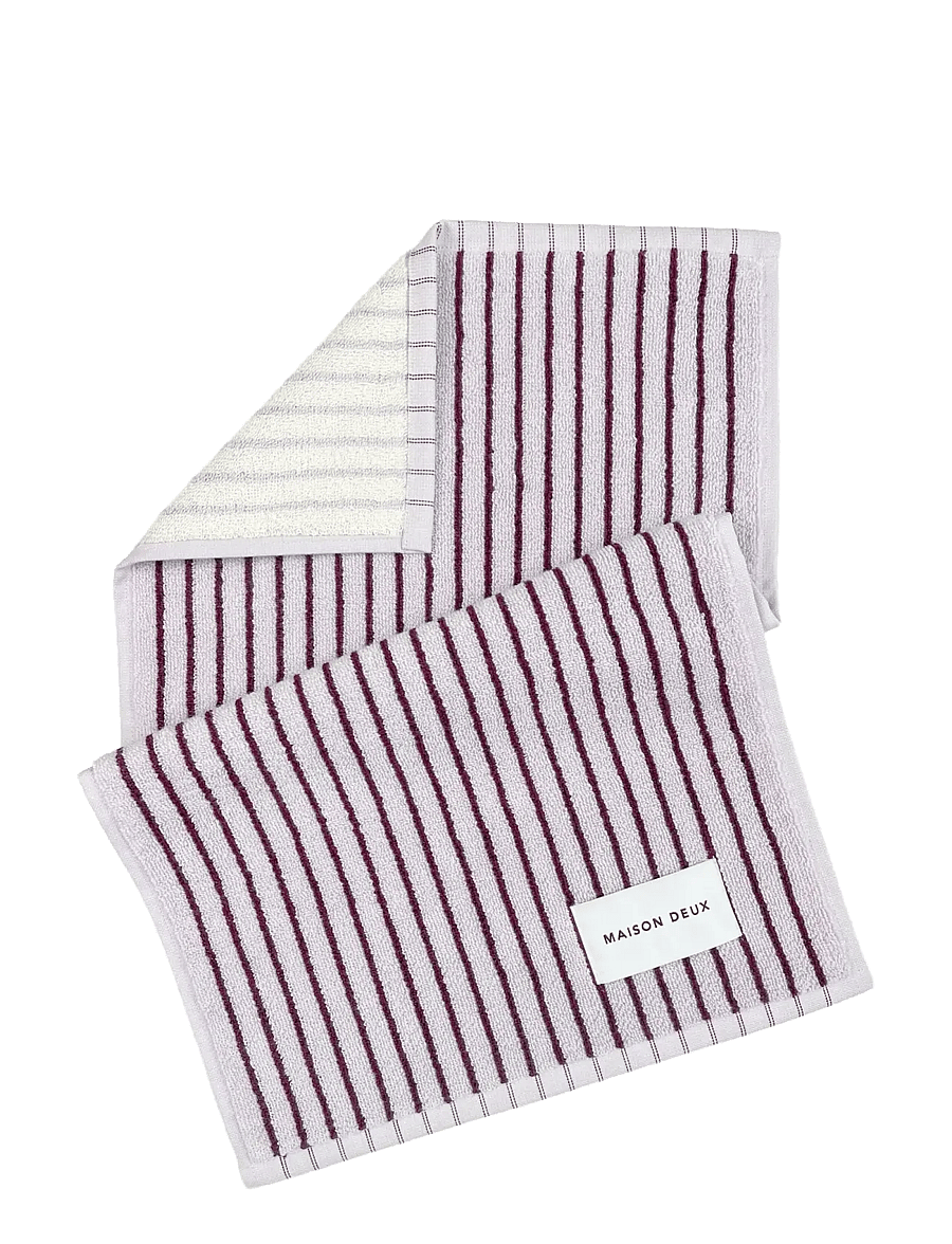 Maison Deux - Stripes Color Lilac Bordo - lilac bordo - 0