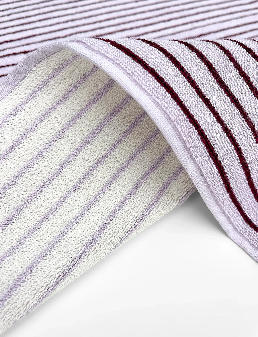 Maison Deux - Stripes Color Lilac Bordo - lilac bordo - 2